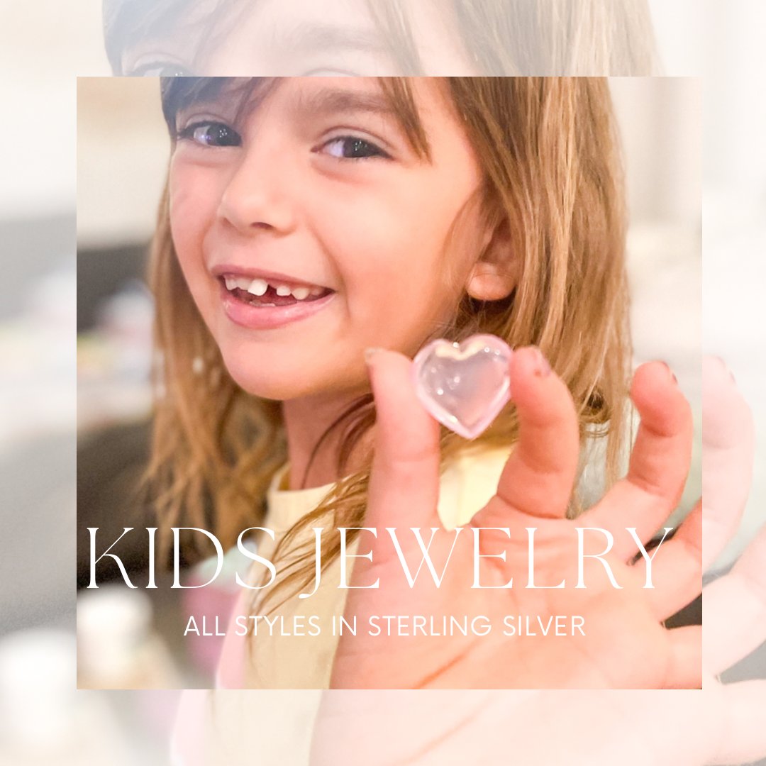 Kids Jewelry Silver Naturally Unique Boutique by Cosio Jewels