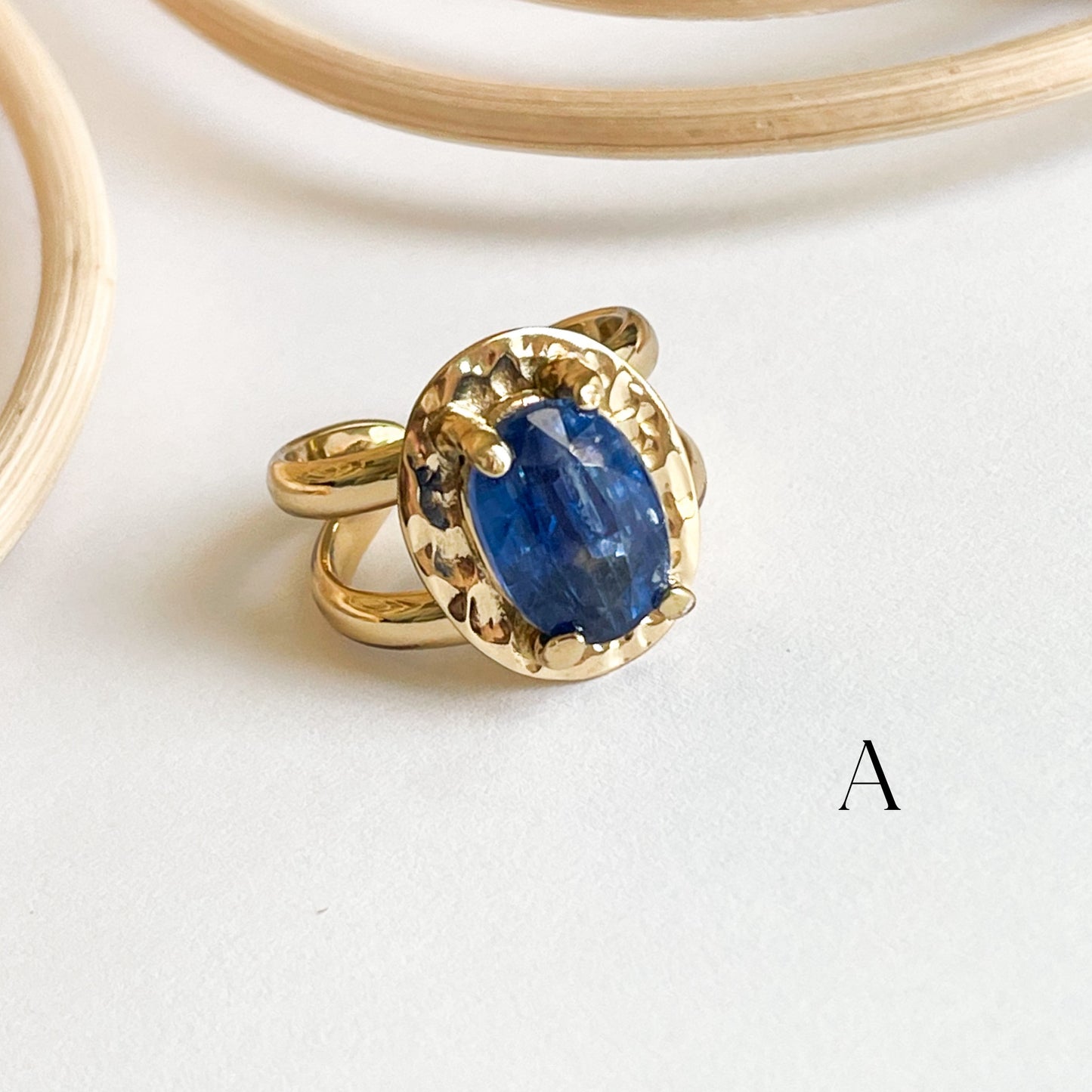 Kyanite Boho Prong Ring  - Alchemia