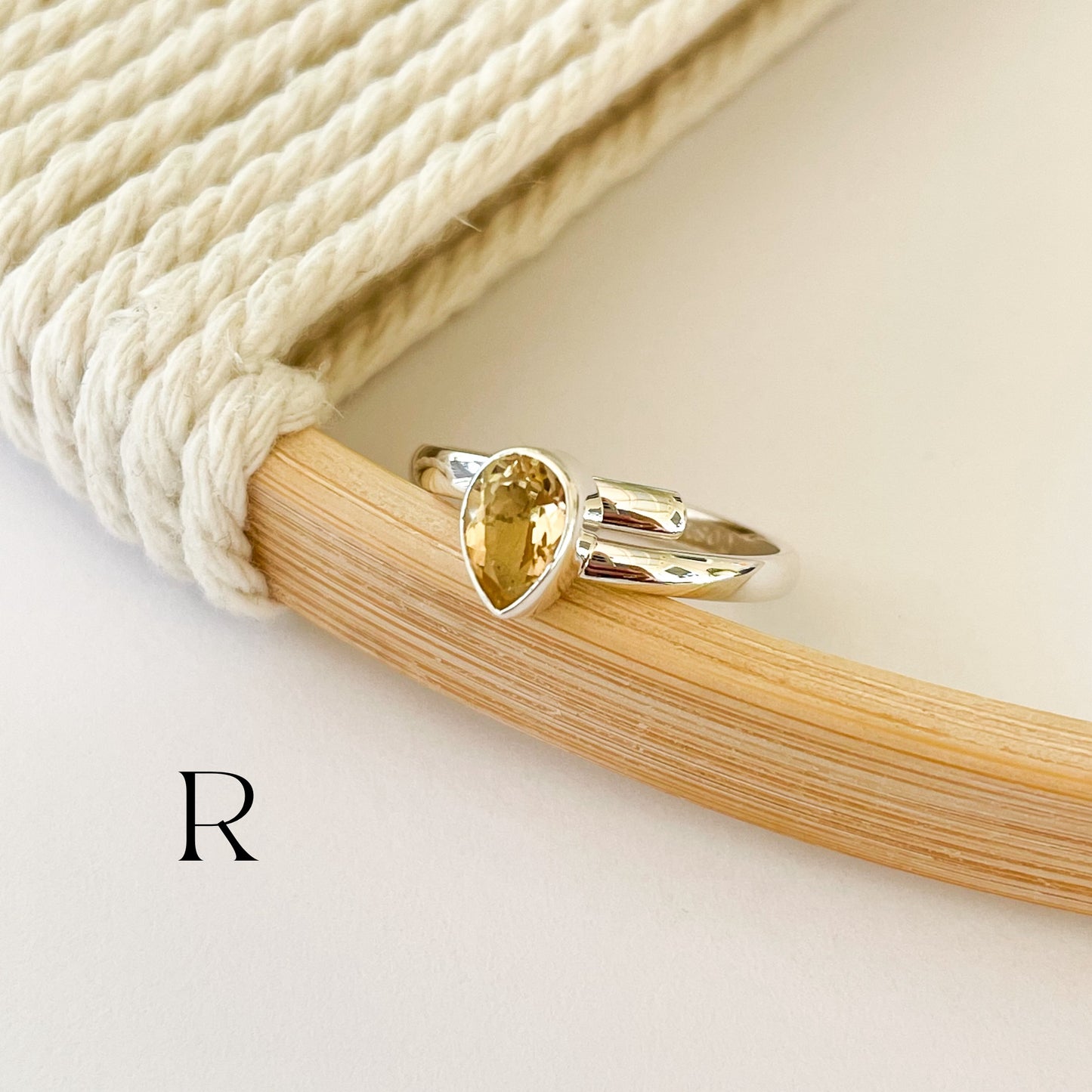Gemstone Variety of Dainty Rings - Solid Sterling Silver