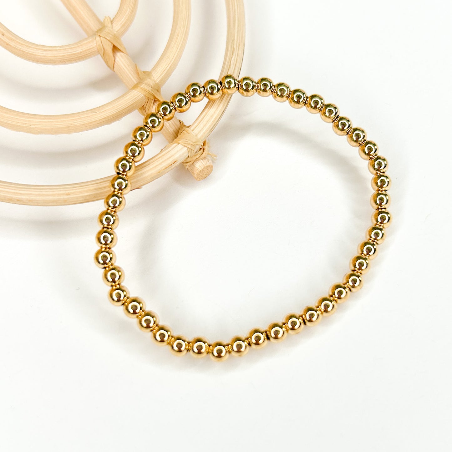 Bubble Stretch Bracelet - 18k Gold Filled
