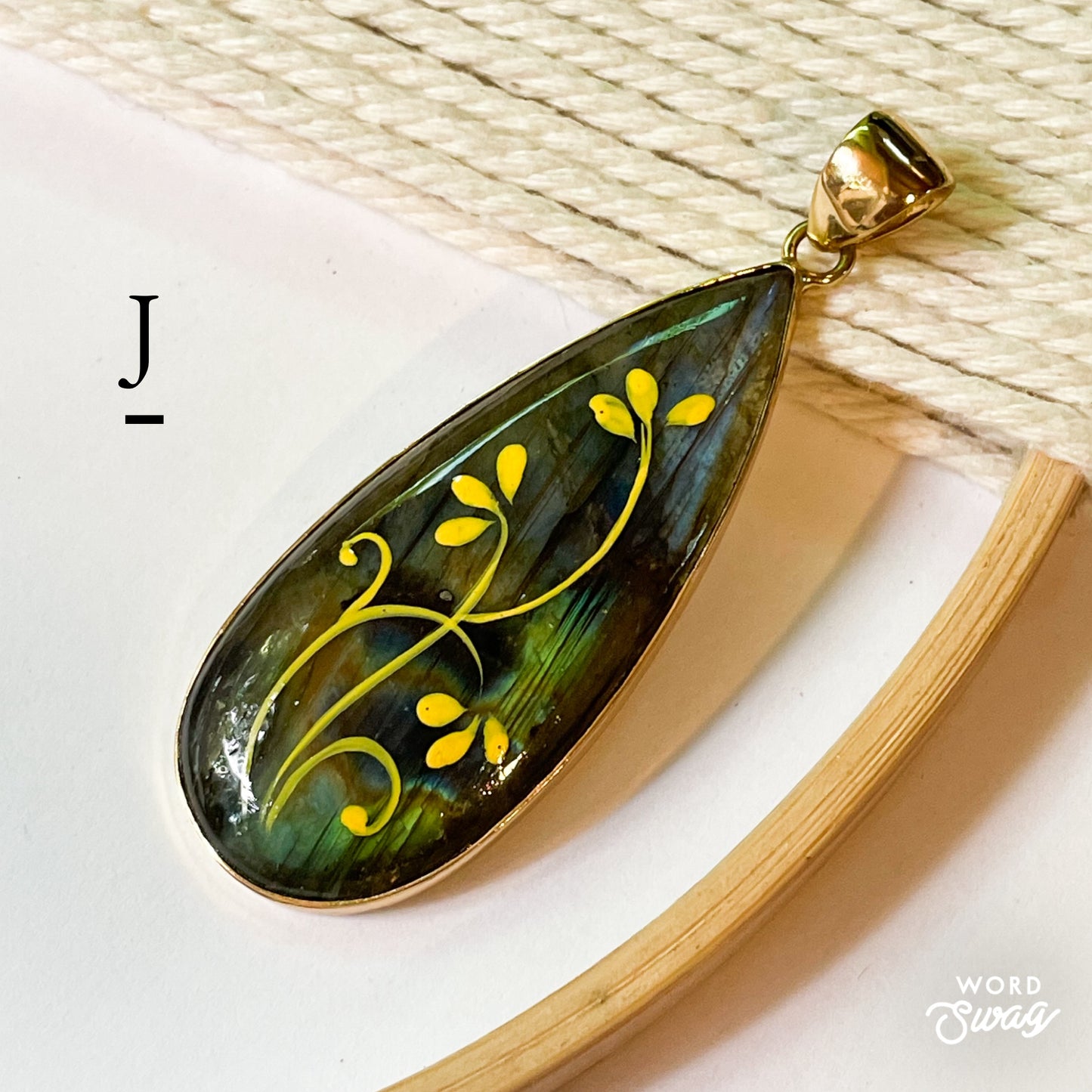 Painted Labradorite Pendant Mix-Alchemia