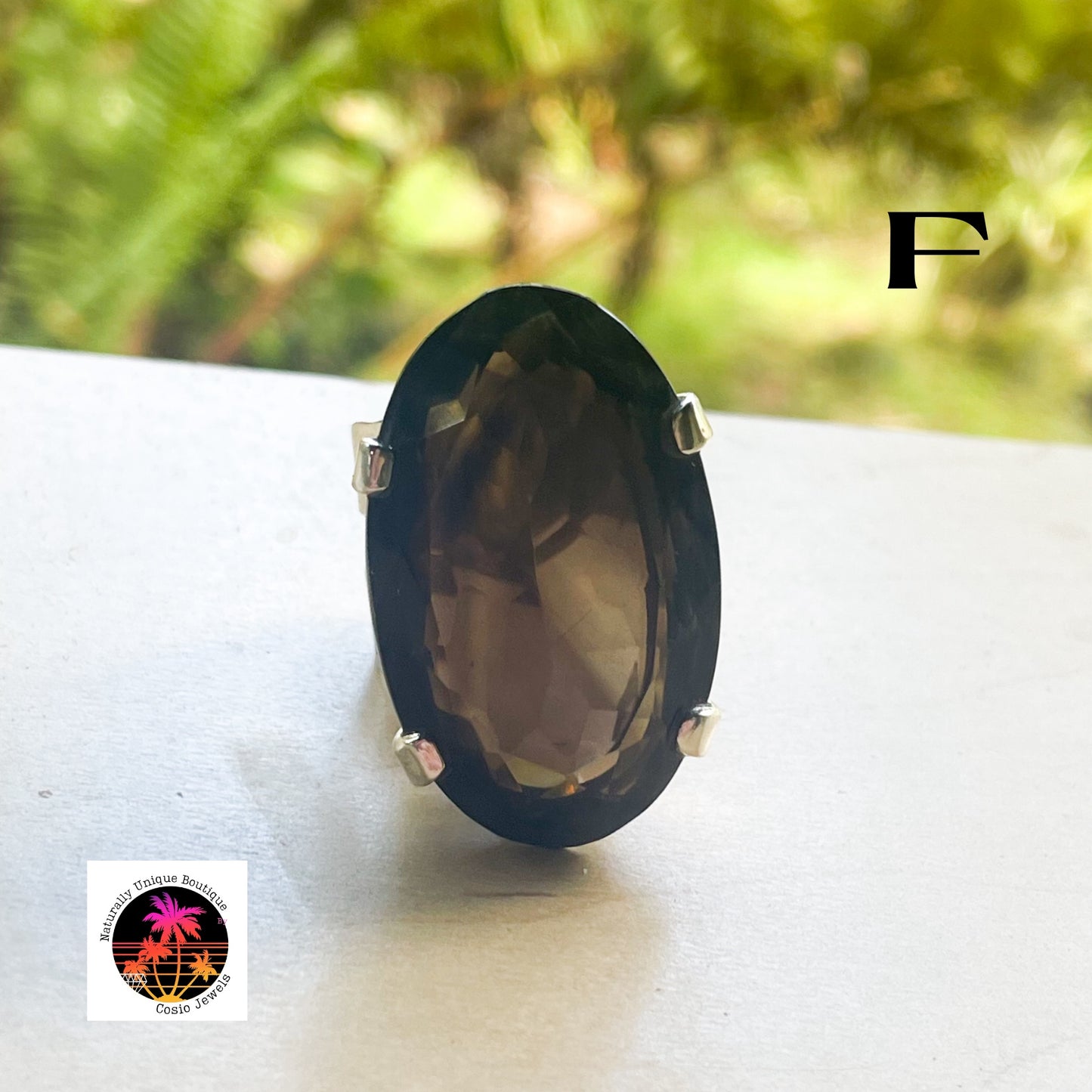 Variety Gemstone Flex Cuff Statement Ring - Solid Sterling Silver