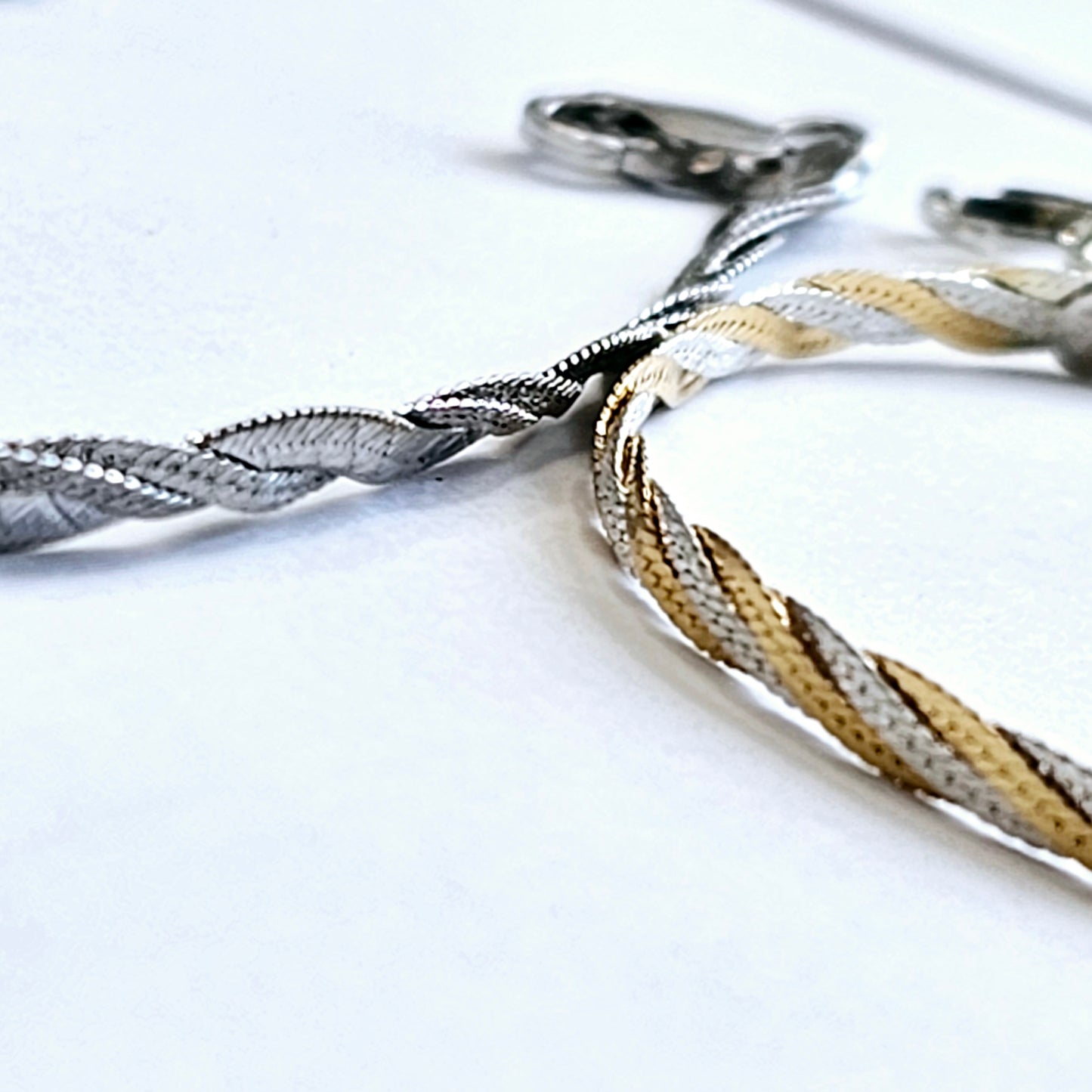 Braided Bracelet - Solid Sterling Silver
