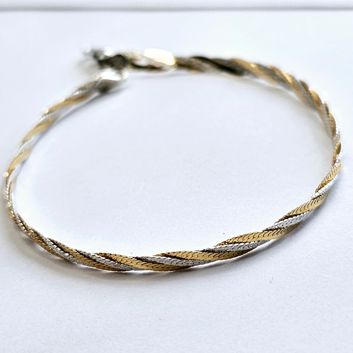 Braided Bracelet - Solid Sterling Silver