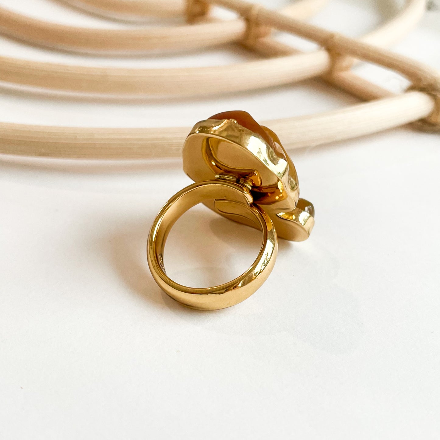 Agate Monkey Ring - Alchemia