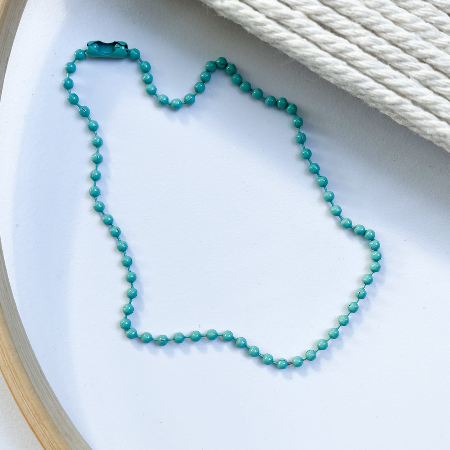 Turquoise Anklet - Enamel