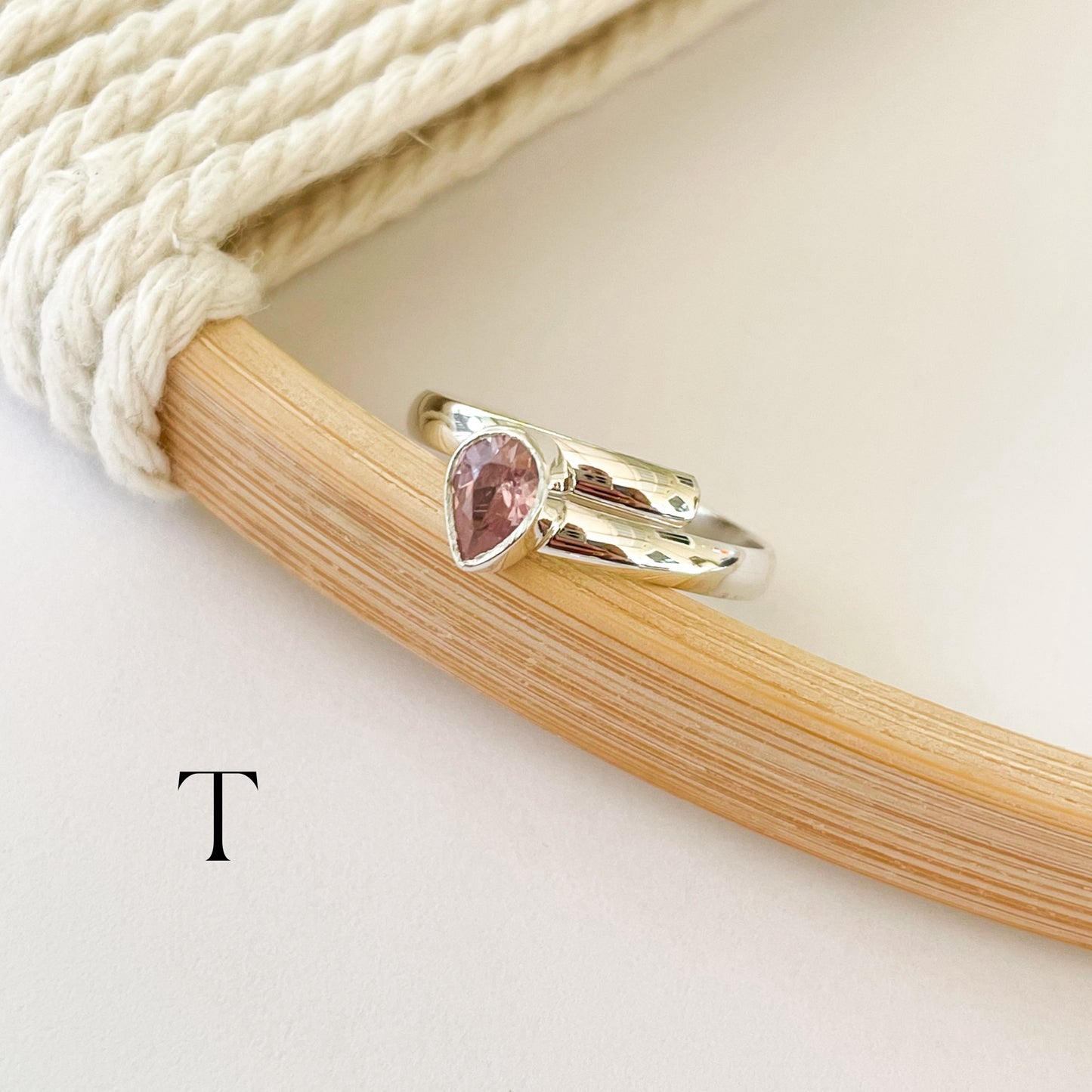 Gemstone Variety of Dainty Rings - Solid Sterling Silver