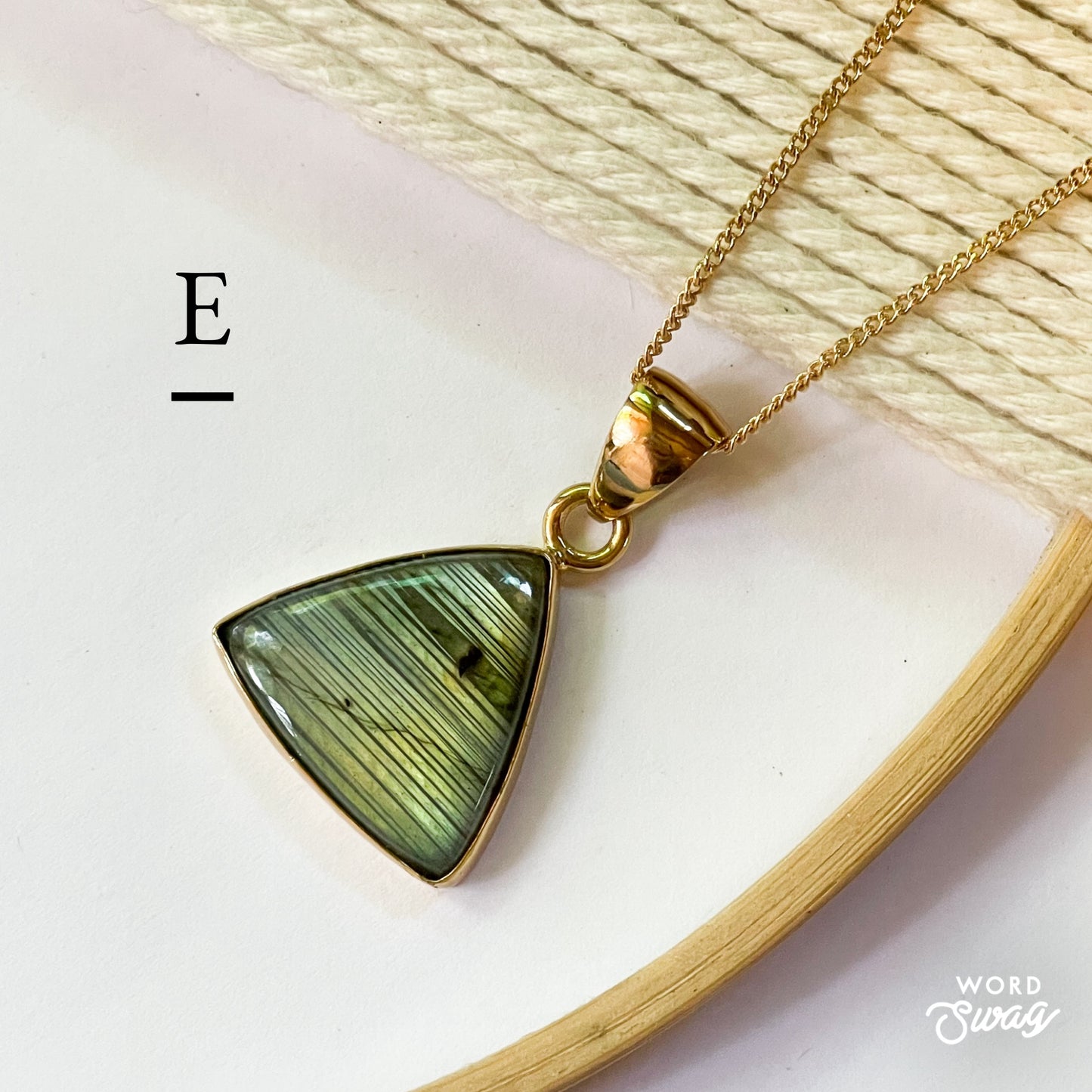 Labradorite Fire Pendant - Alchemia