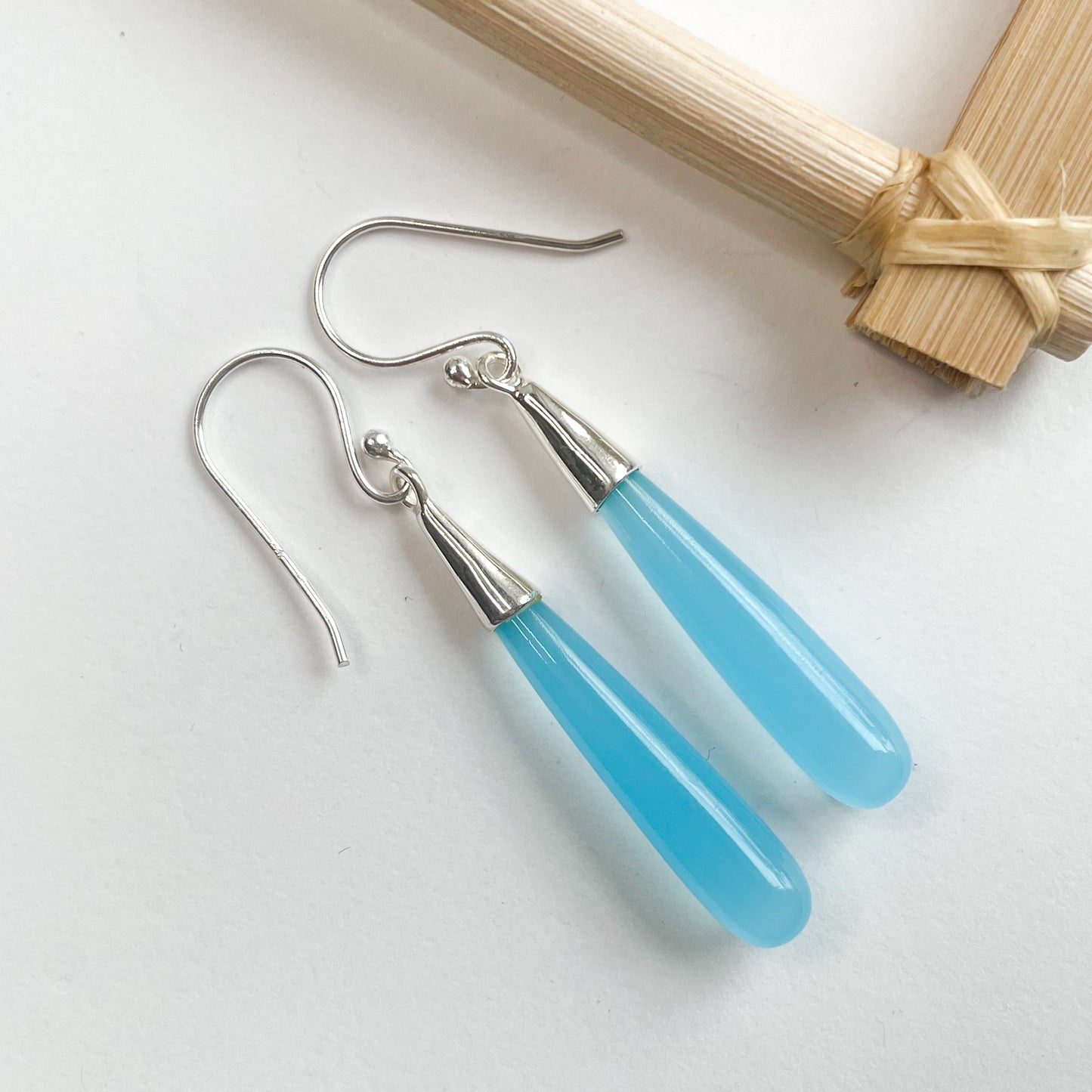 Variety of Color Drop Earrings - Both Metals