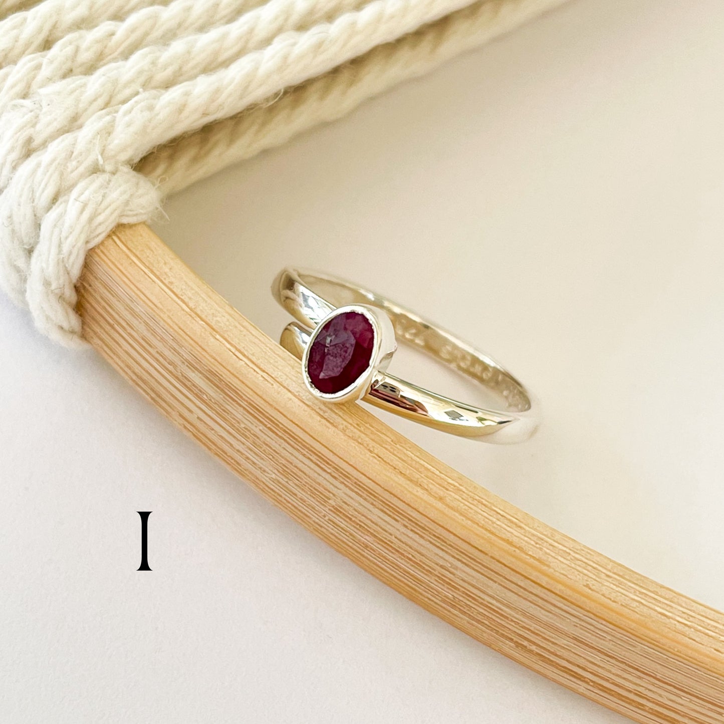 Gemstone Variety of Dainty Rings - Solid Sterling Silver