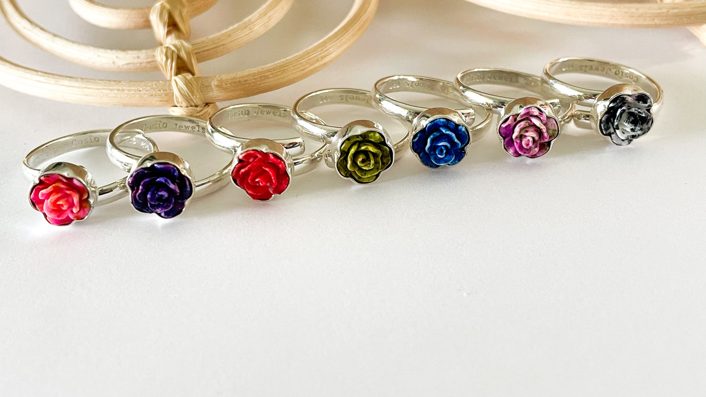 Resin Rose Collection - Both Metals