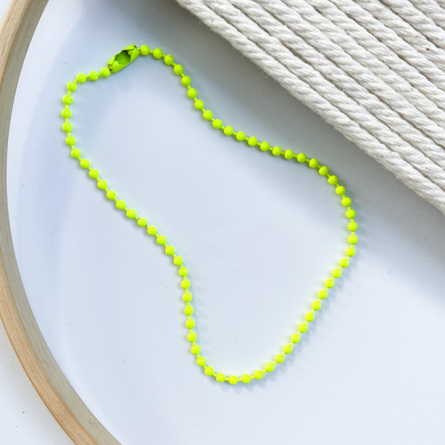 Yellow Anklet - Enamel