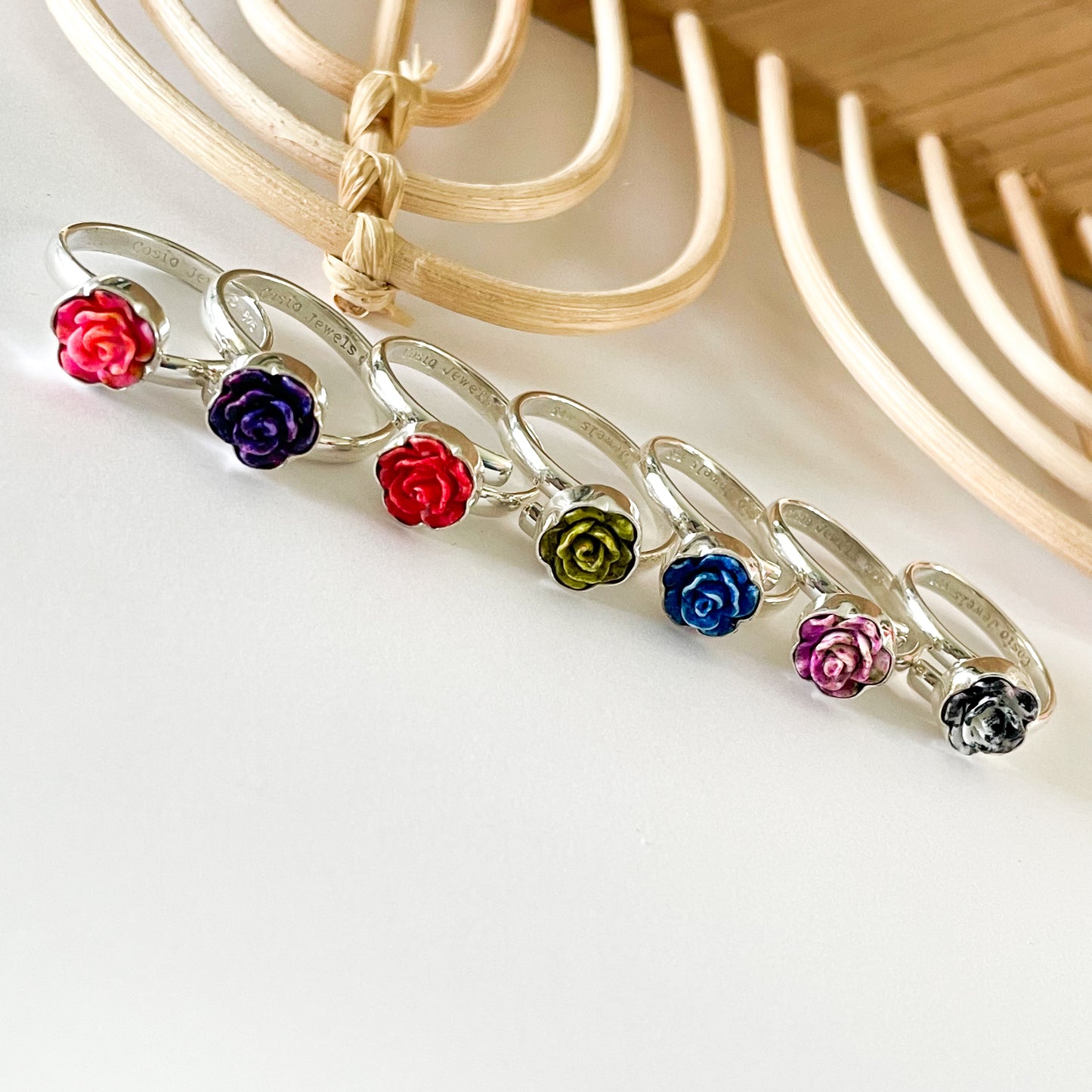 Resin Rose Collection - Both Metals