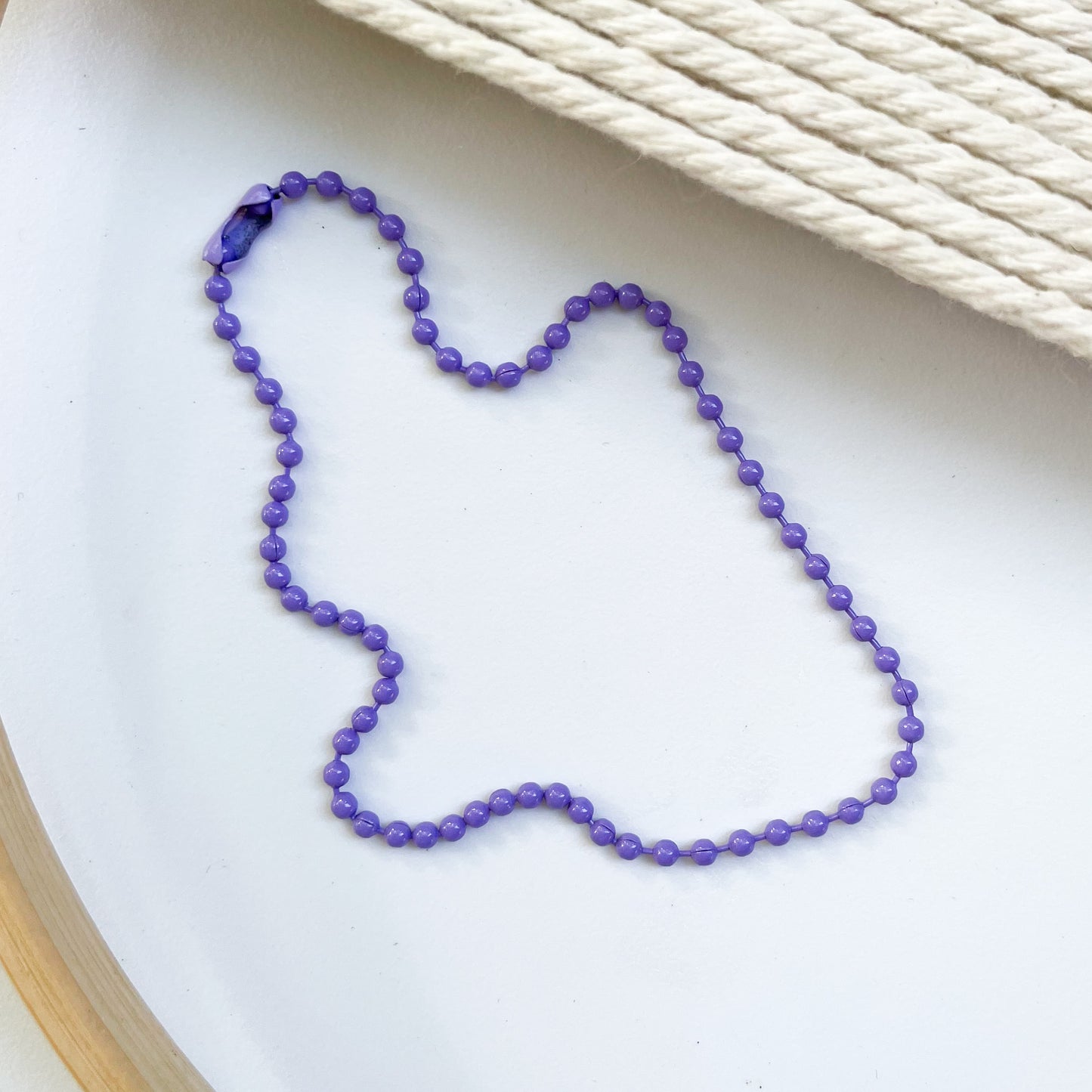 Purple Anklet - Enamel
