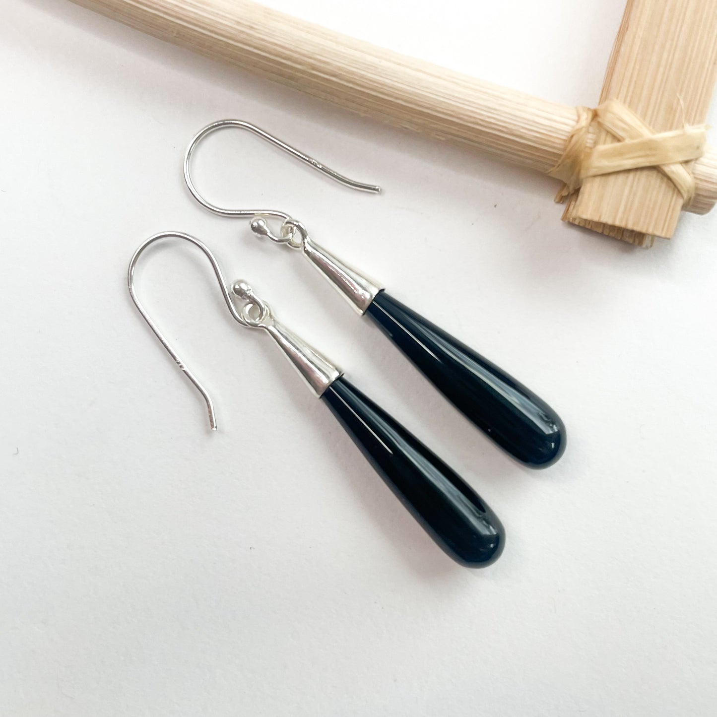 Variety of Color Drop Earrings - Both Metals