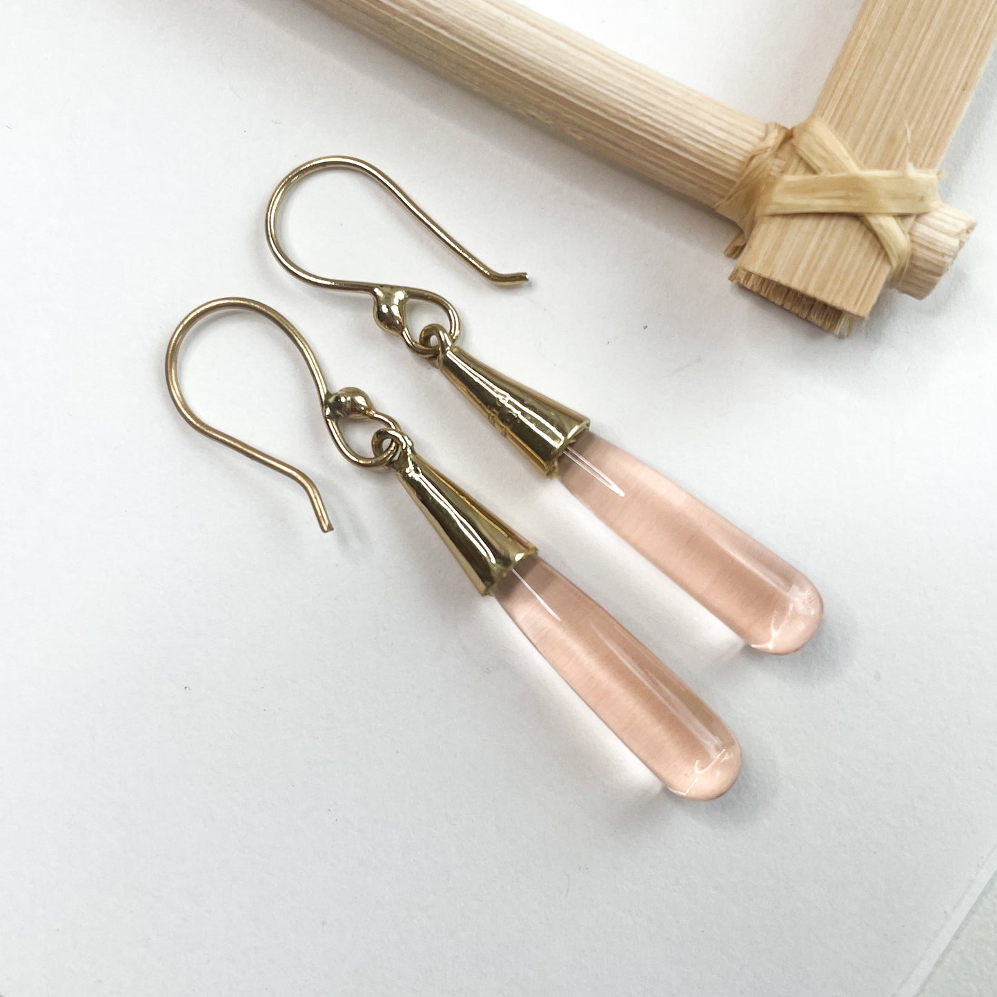 Variety of Color Drop Earrings - Both Metals