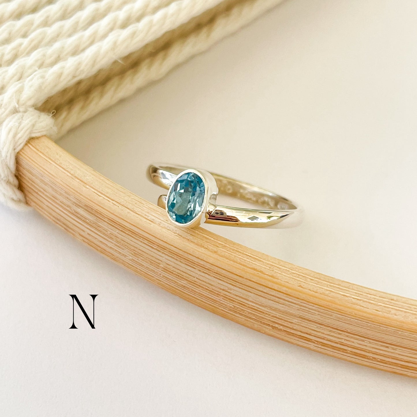 Gemstone Variety of Dainty Rings - Solid Sterling Silver