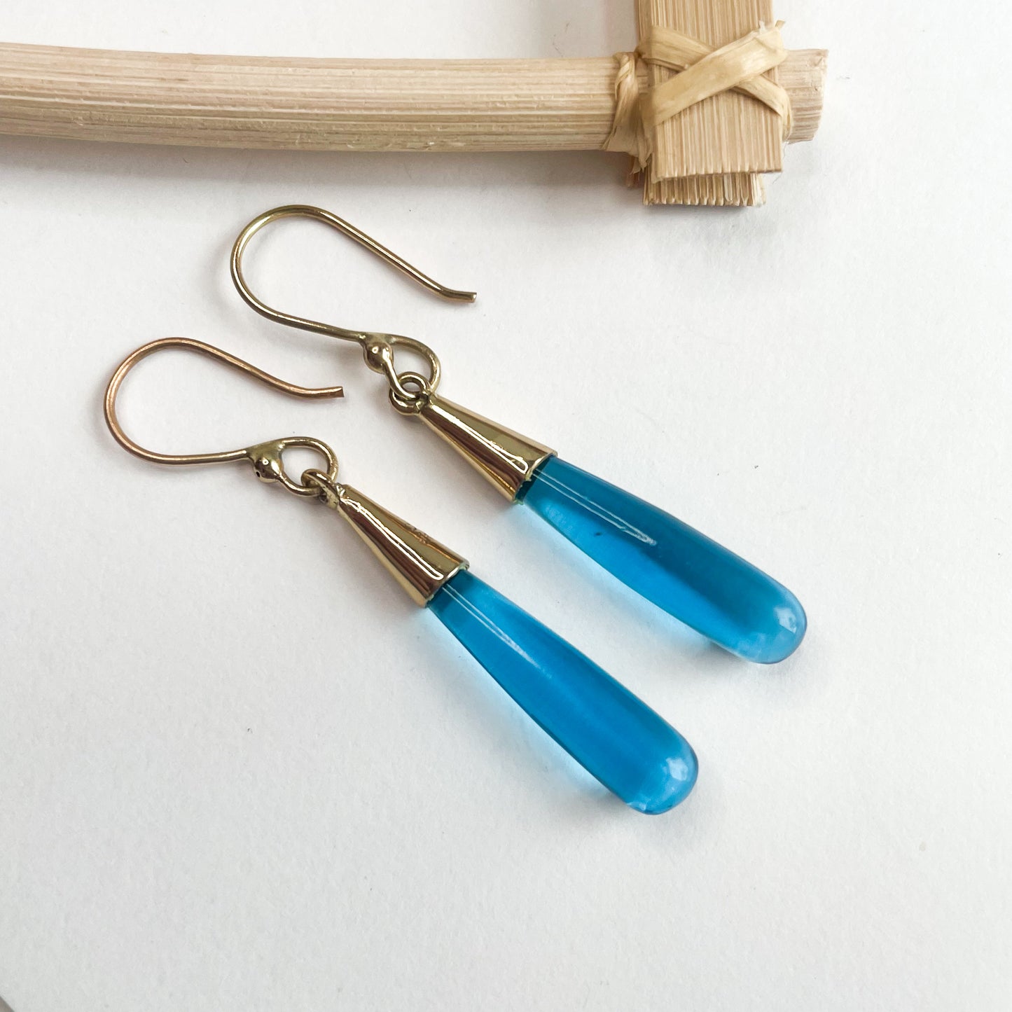 Variety of Color Drop Earrings - Both Metals