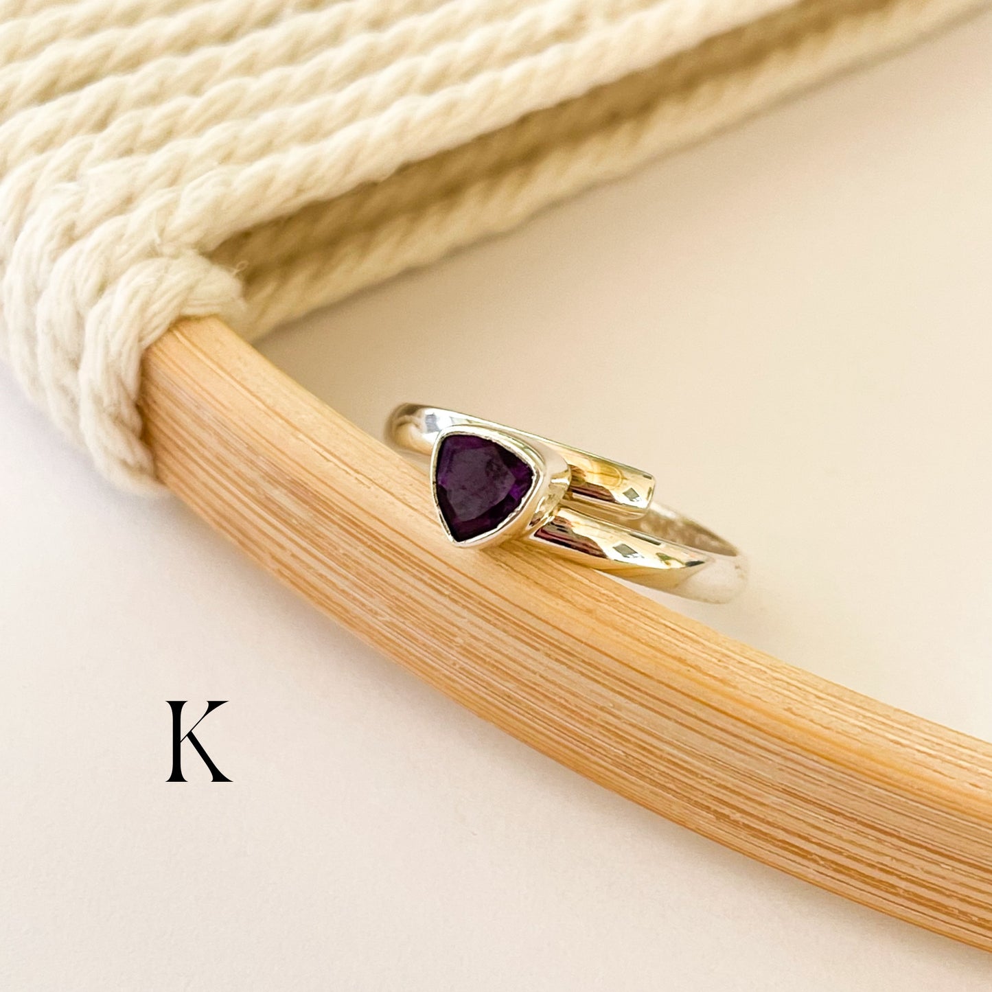 Gemstone Variety of Dainty Rings - Solid Sterling Silver