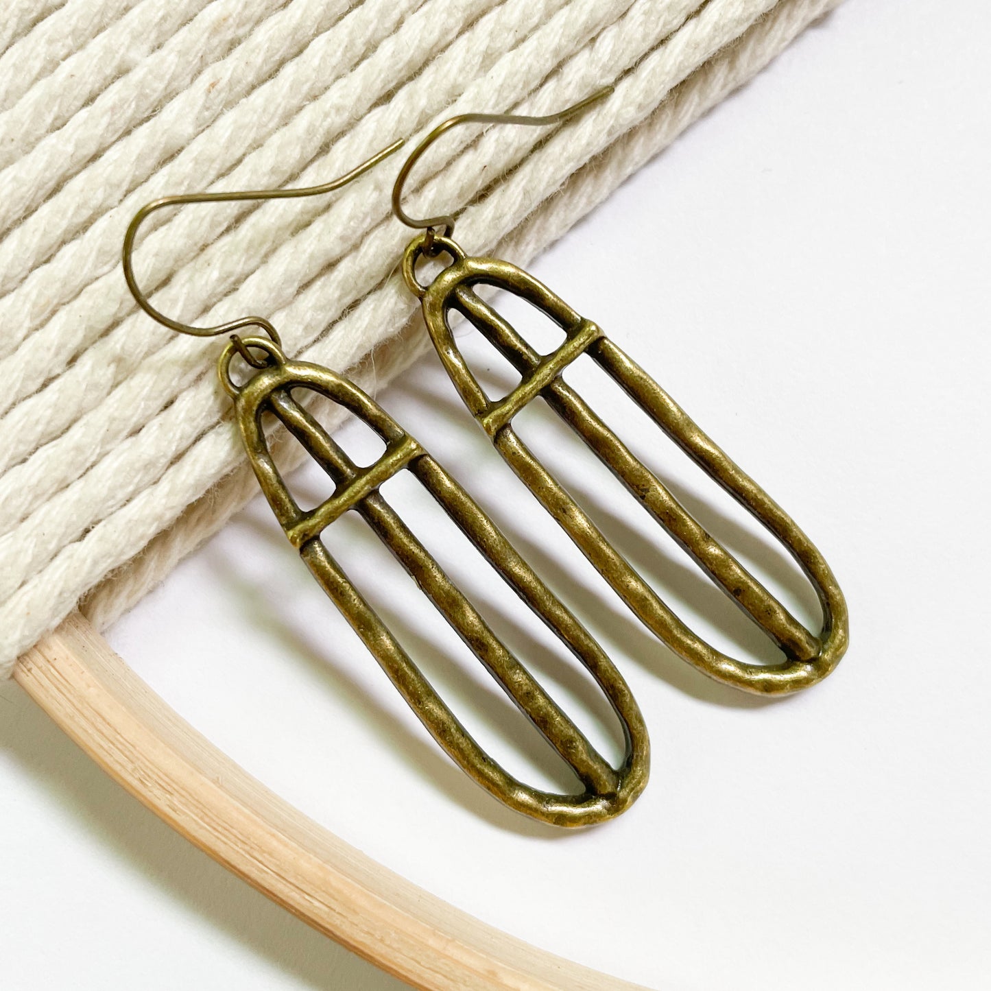 Hollow Long Cross Dangle Earrings - Dainty Boho
