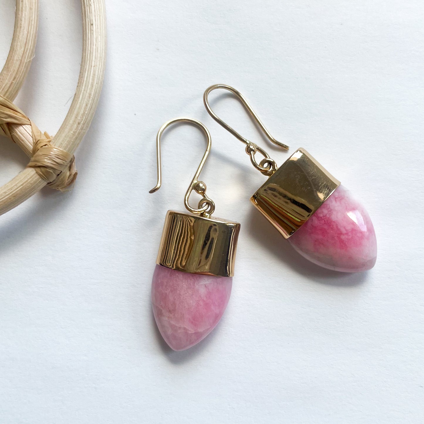 Color Enhanced Agate Point Earring - Alchemia