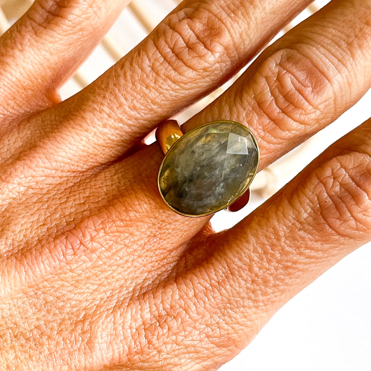 Black Rutile Quartz Ring - Alchemia