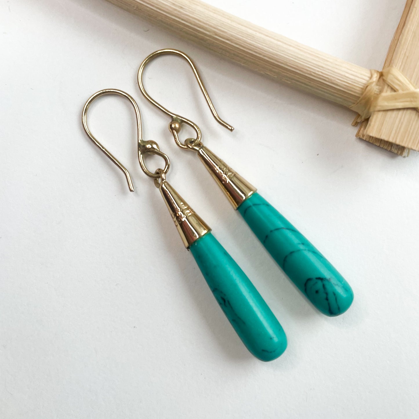 Variety of Color Drop Earrings - Both Metals