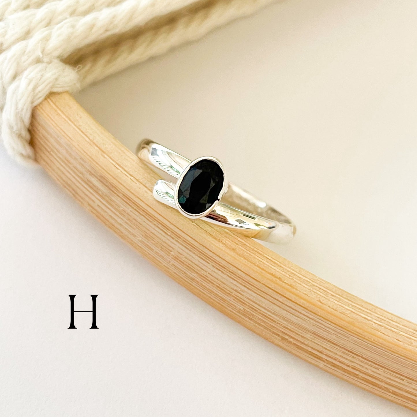 Gemstone Variety of Dainty Rings - Solid Sterling Silver