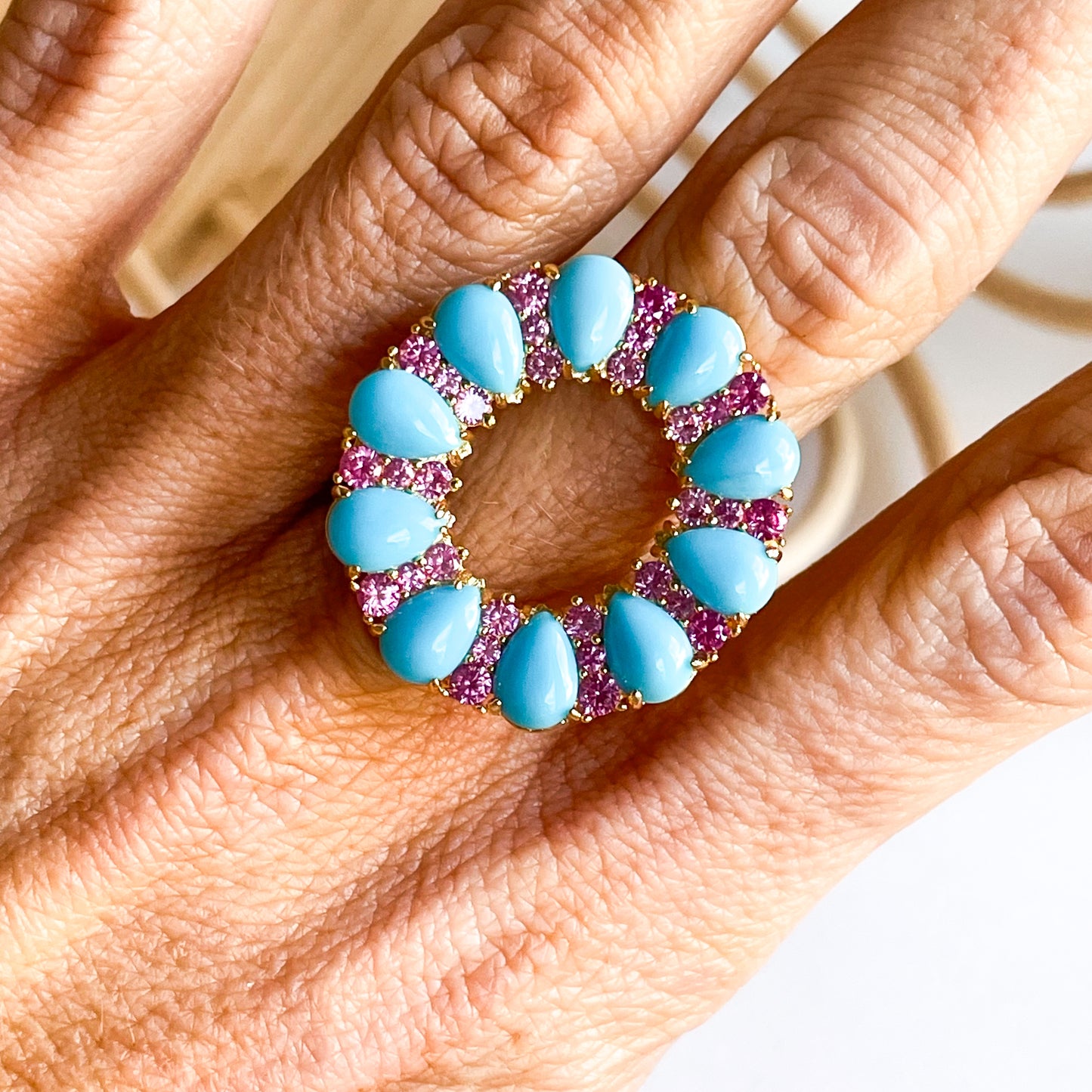 Bright Sky O Ring - Solid Sterling Silver