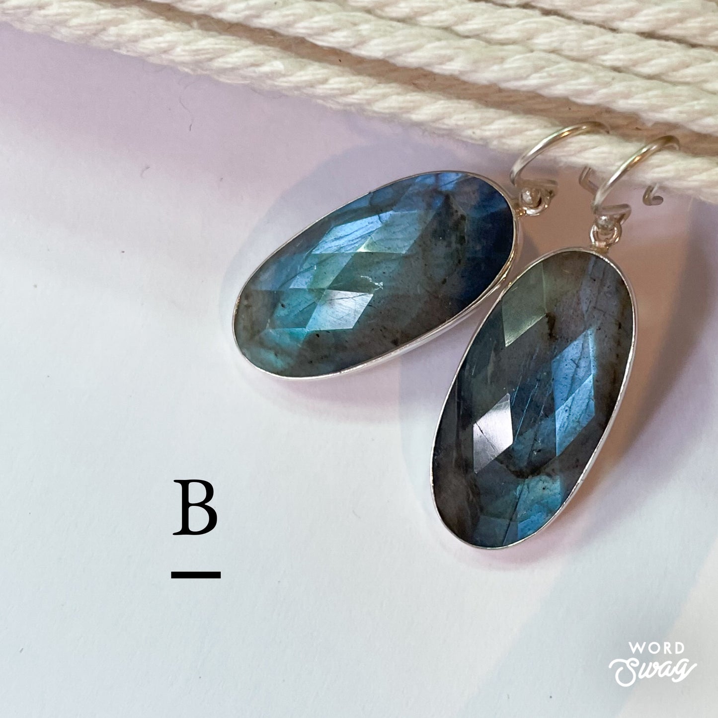 Labradorite Dangles - Solid Sterling Silver