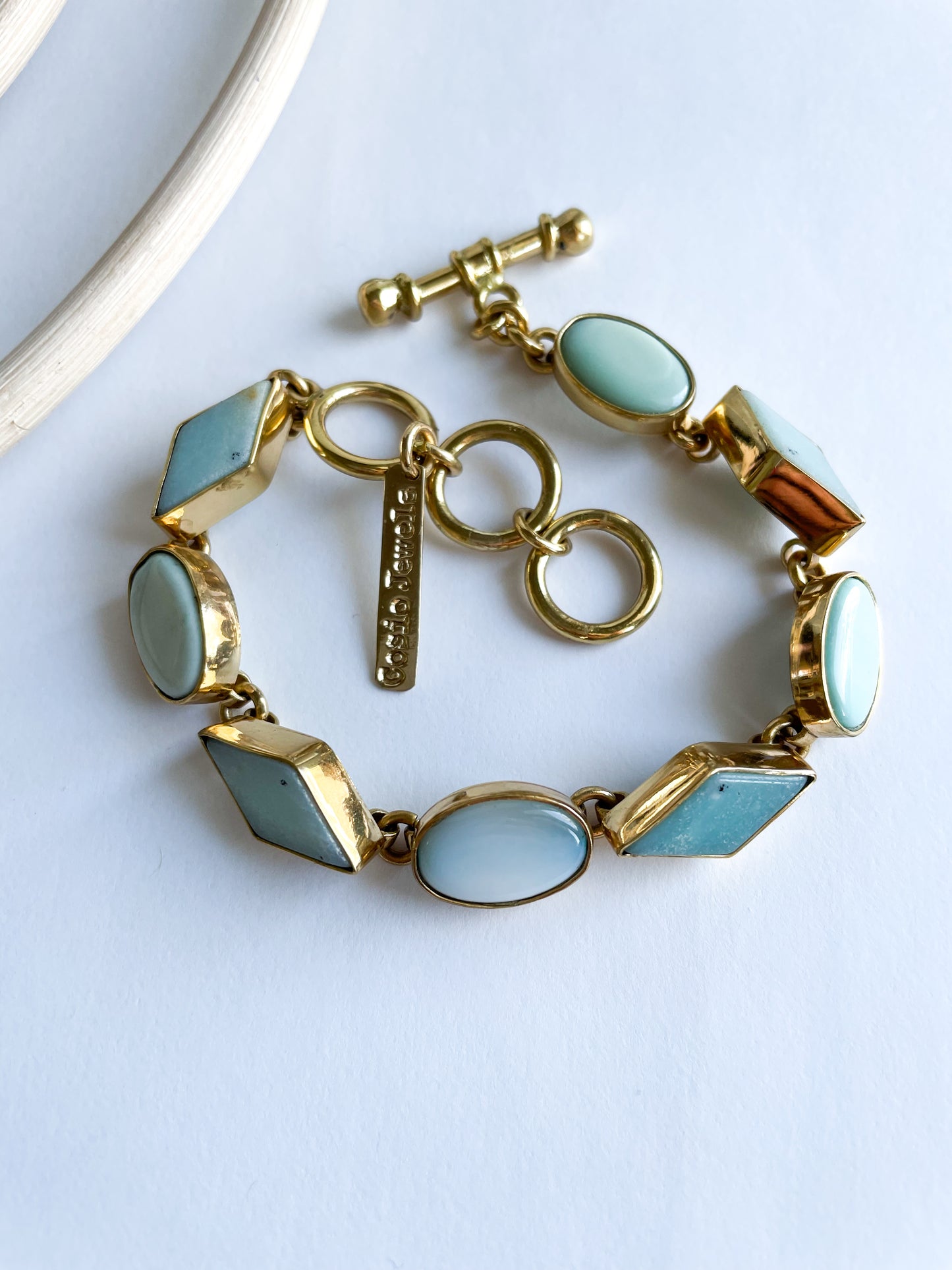 Blue Agate & Amazonite Bracelet - Alchemia