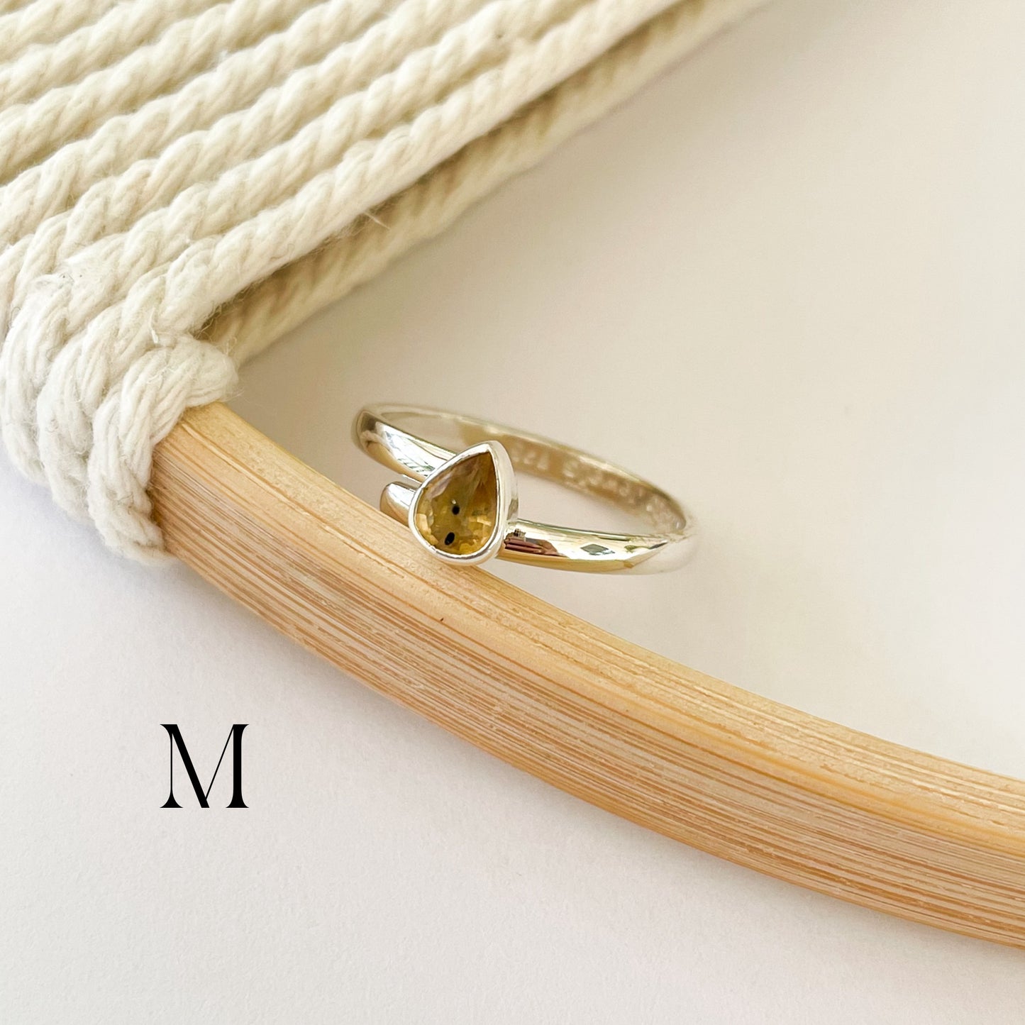 Gemstone Variety of Dainty Rings - Solid Sterling Silver