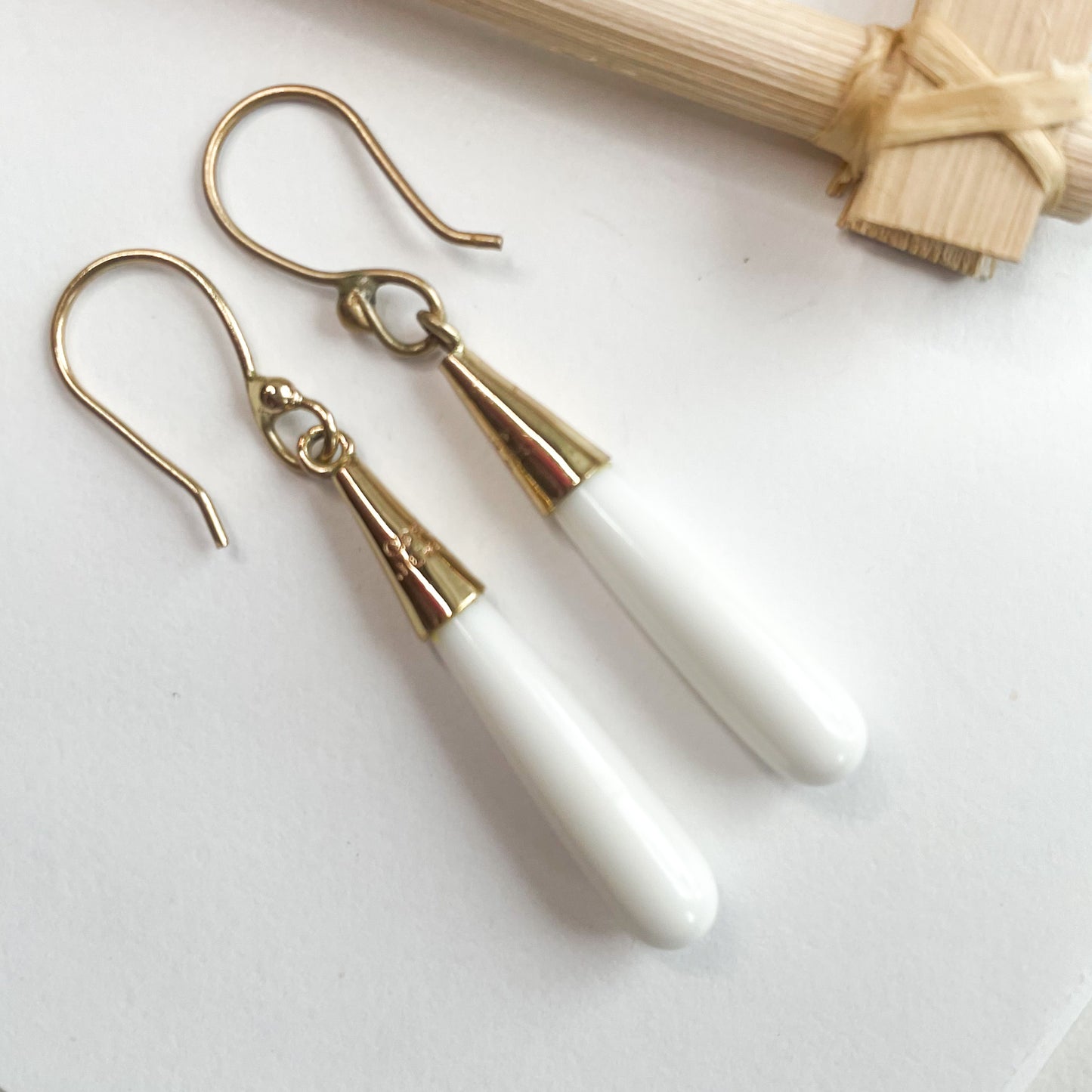 Variety of Color Drop Earrings - Both Metals
