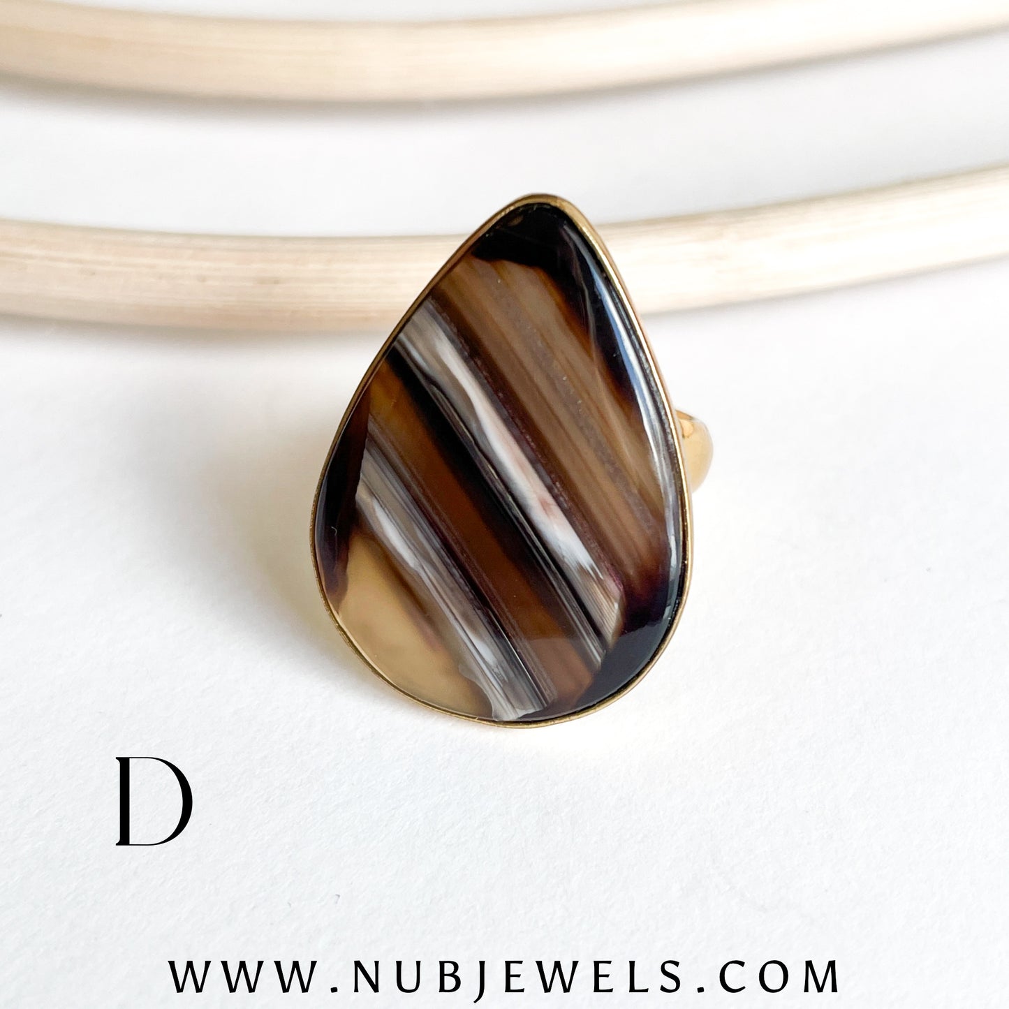 Agate Statement Ring - Alchemia Gold