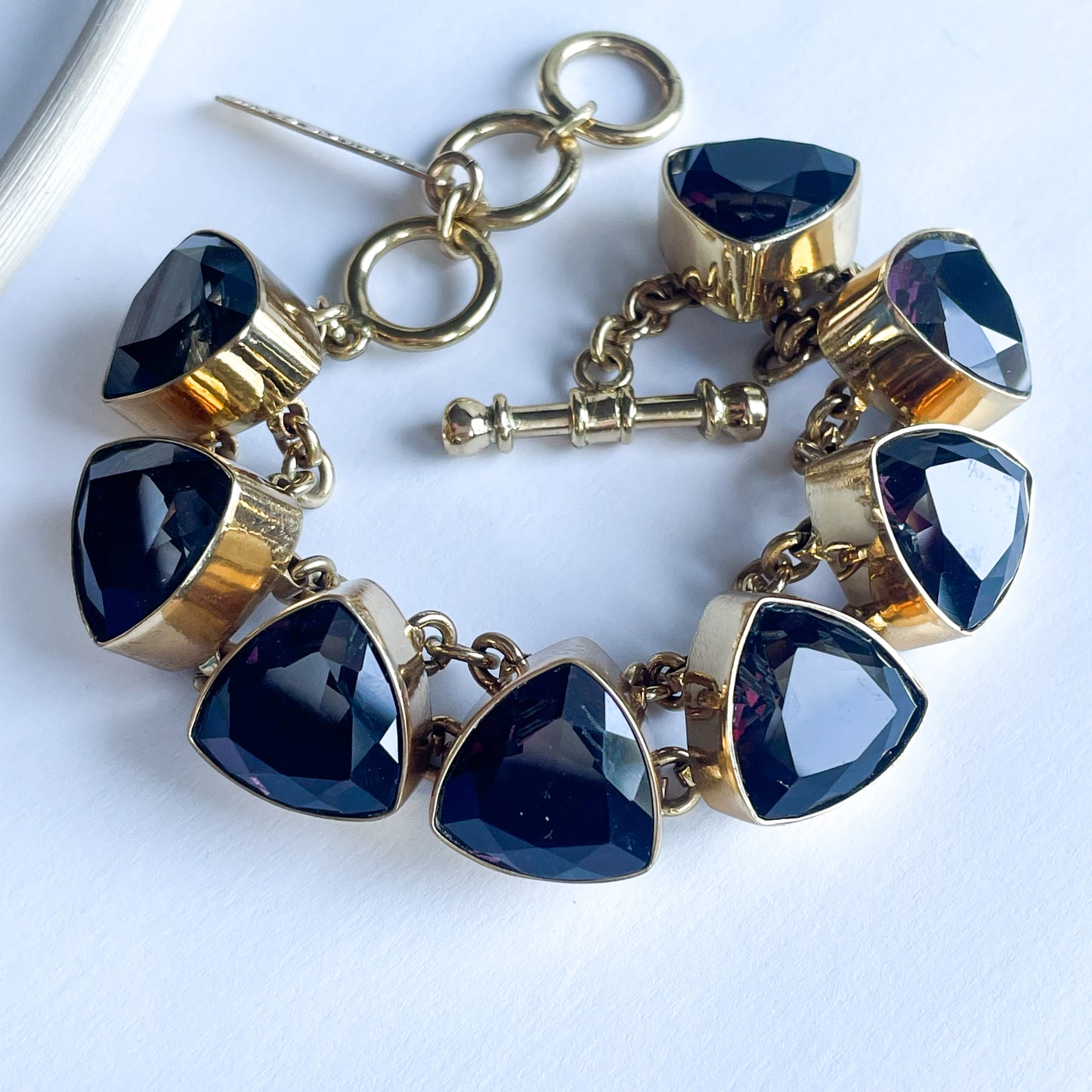Bio Blk/Wht Bracelet - Both Metals