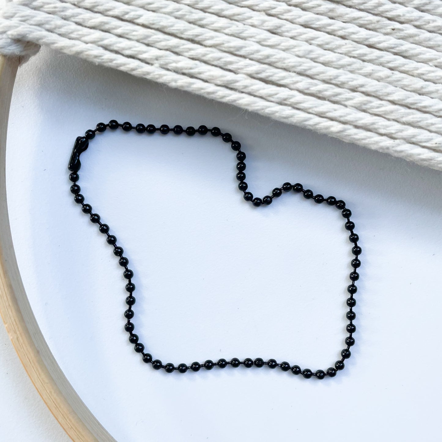 Black Anklet - Enamel