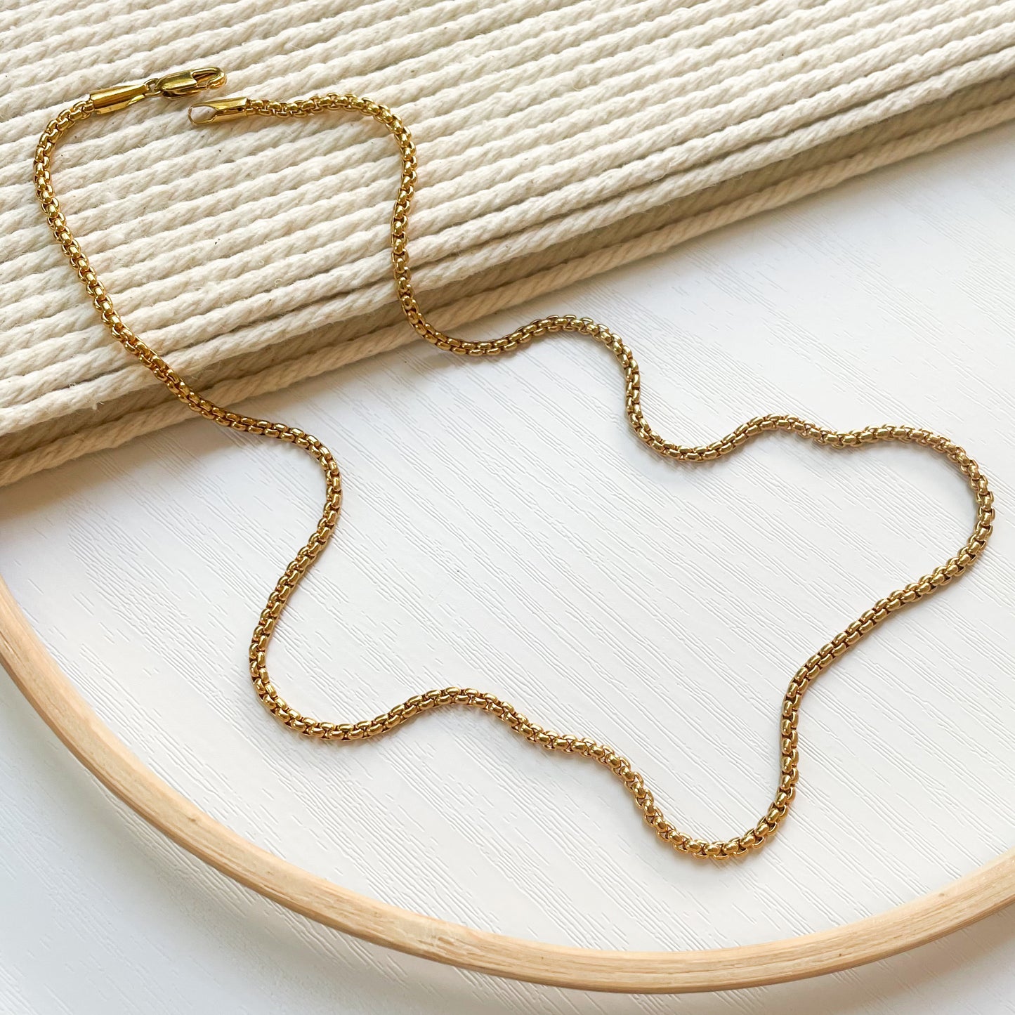 Chunky Rolo Chain - 18K Gold Filled
