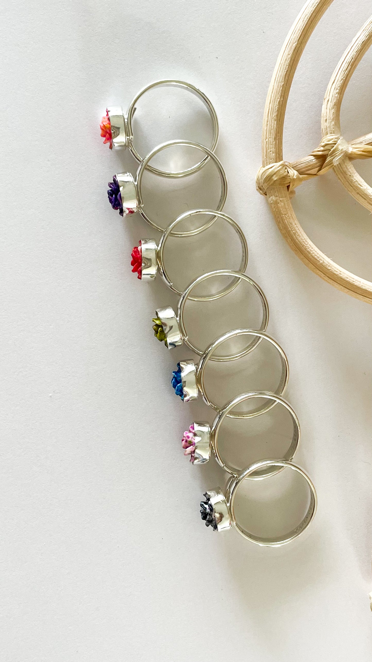 Resin Rose Collection - Both Metals