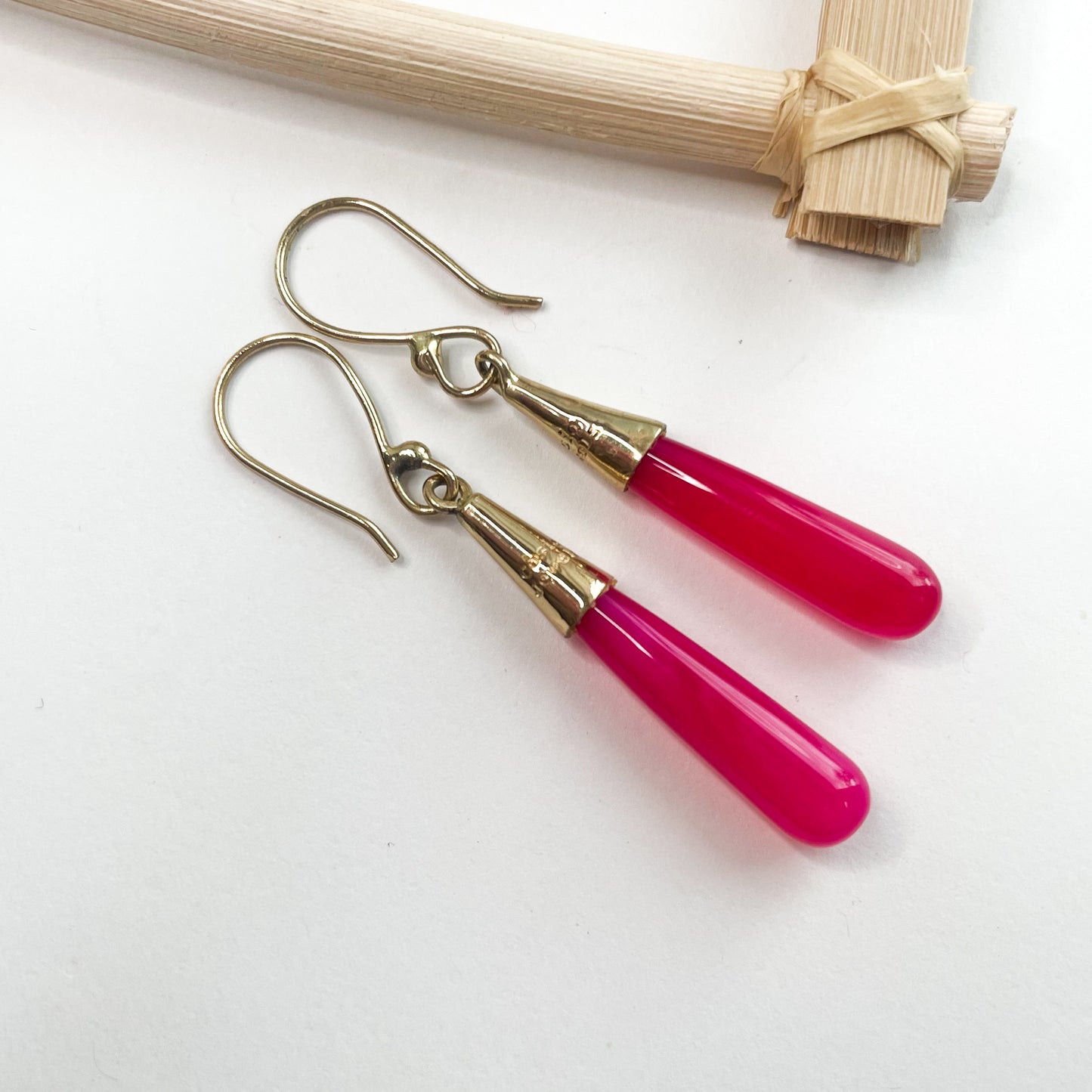 Variety of Color Drop Earrings - Both Metals