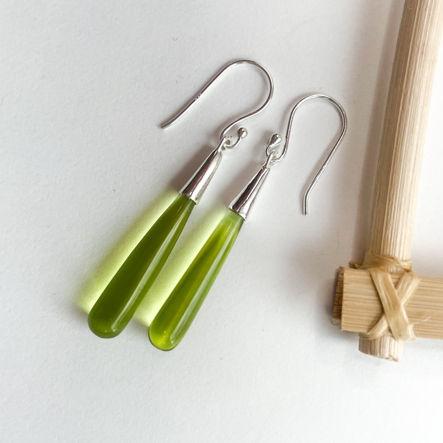 Variety of Color Drop Earrings - Both Metals