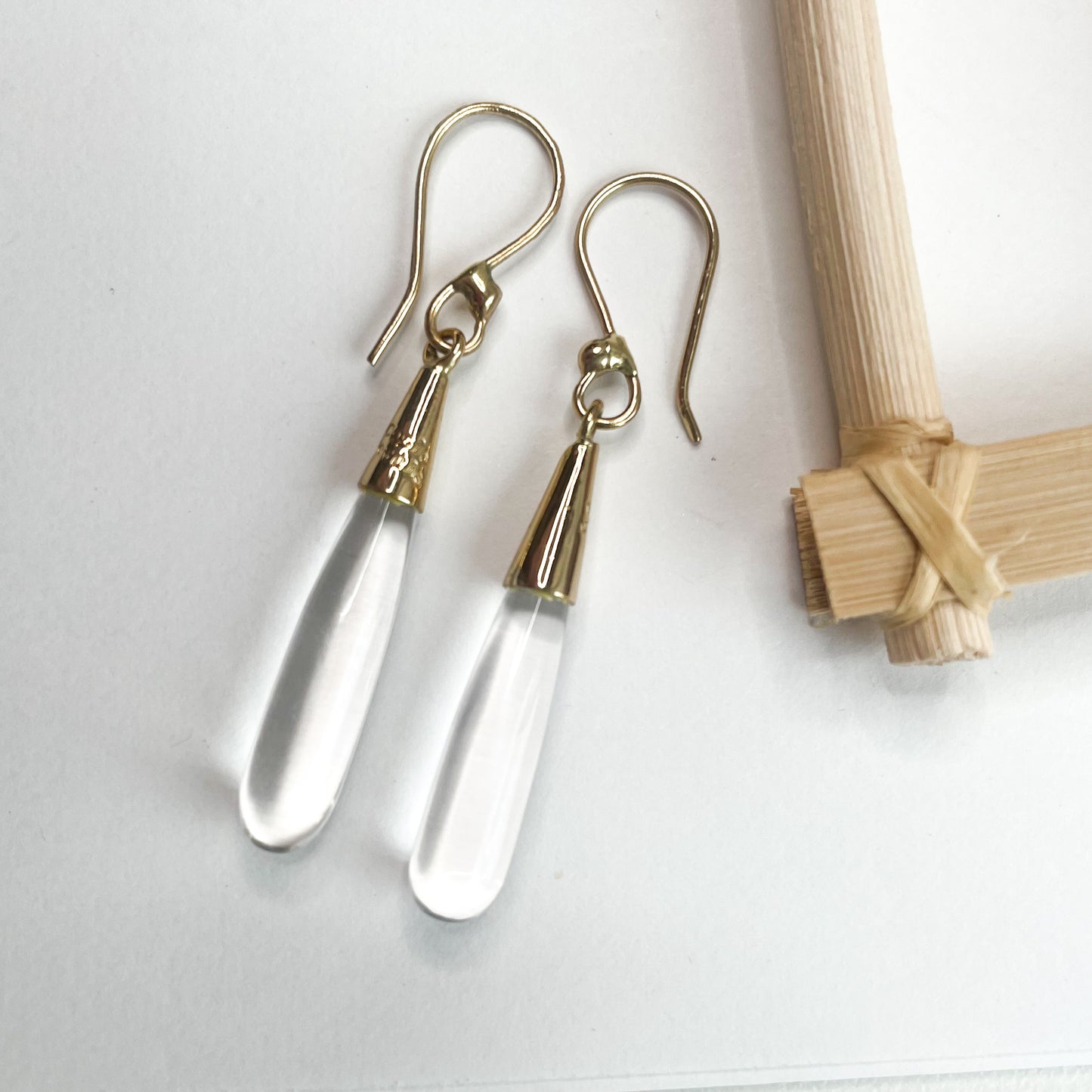 Variety of Color Drop Earrings - Both Metals