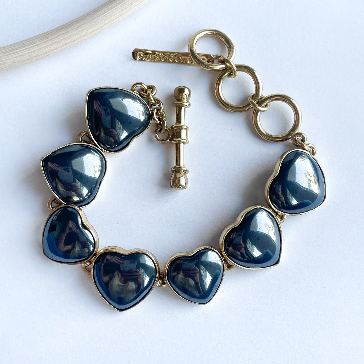 Hematite Heart Bracelet - Alchemia