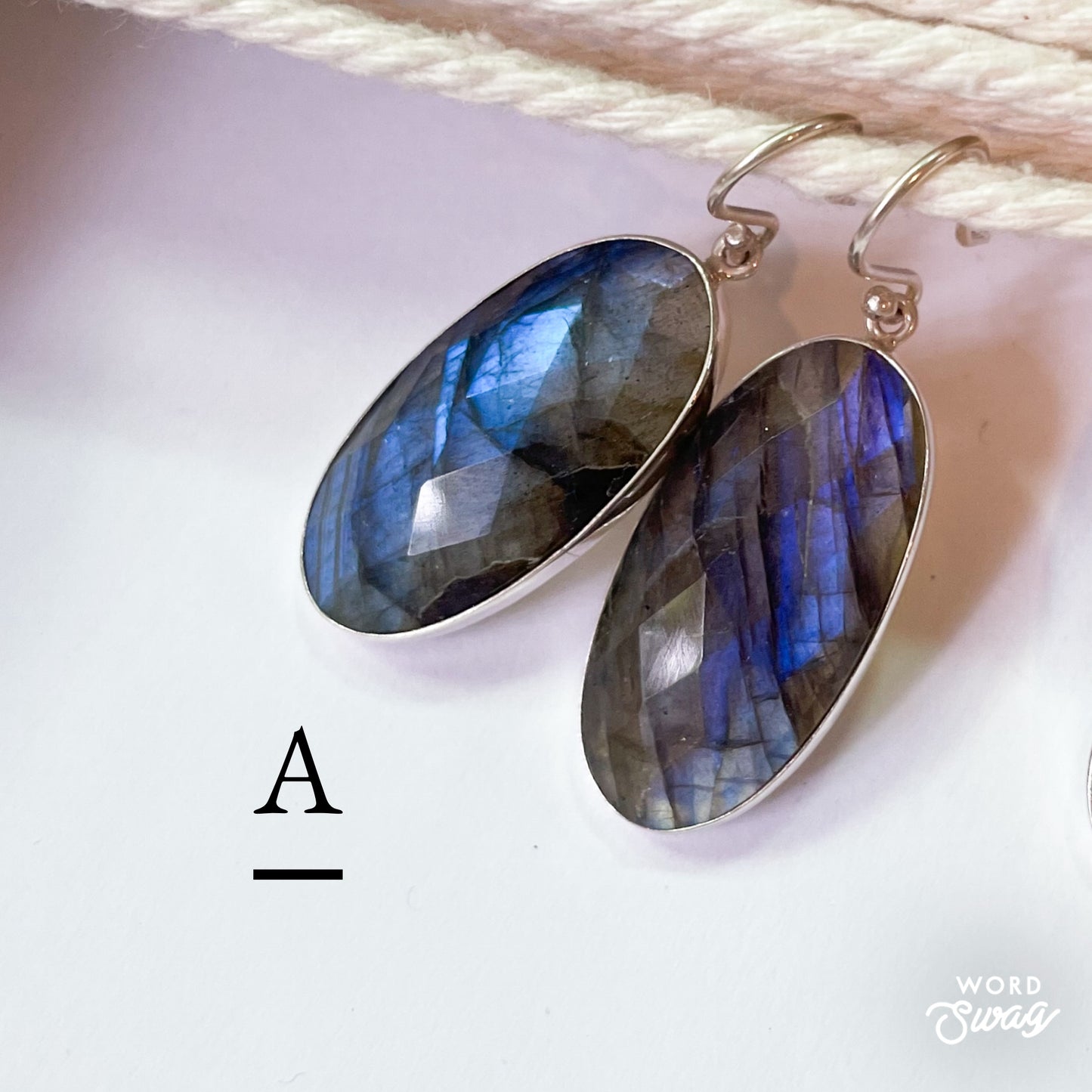 Labradorite Dangles - Solid Sterling Silver