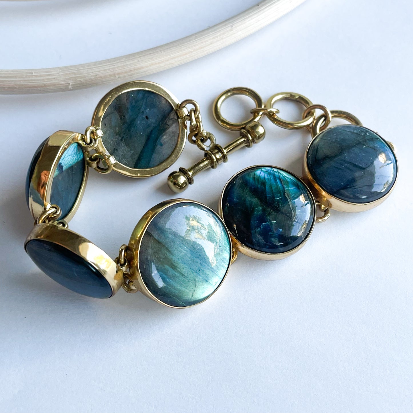 Chunky Labradorite Bracelets - Alchemia