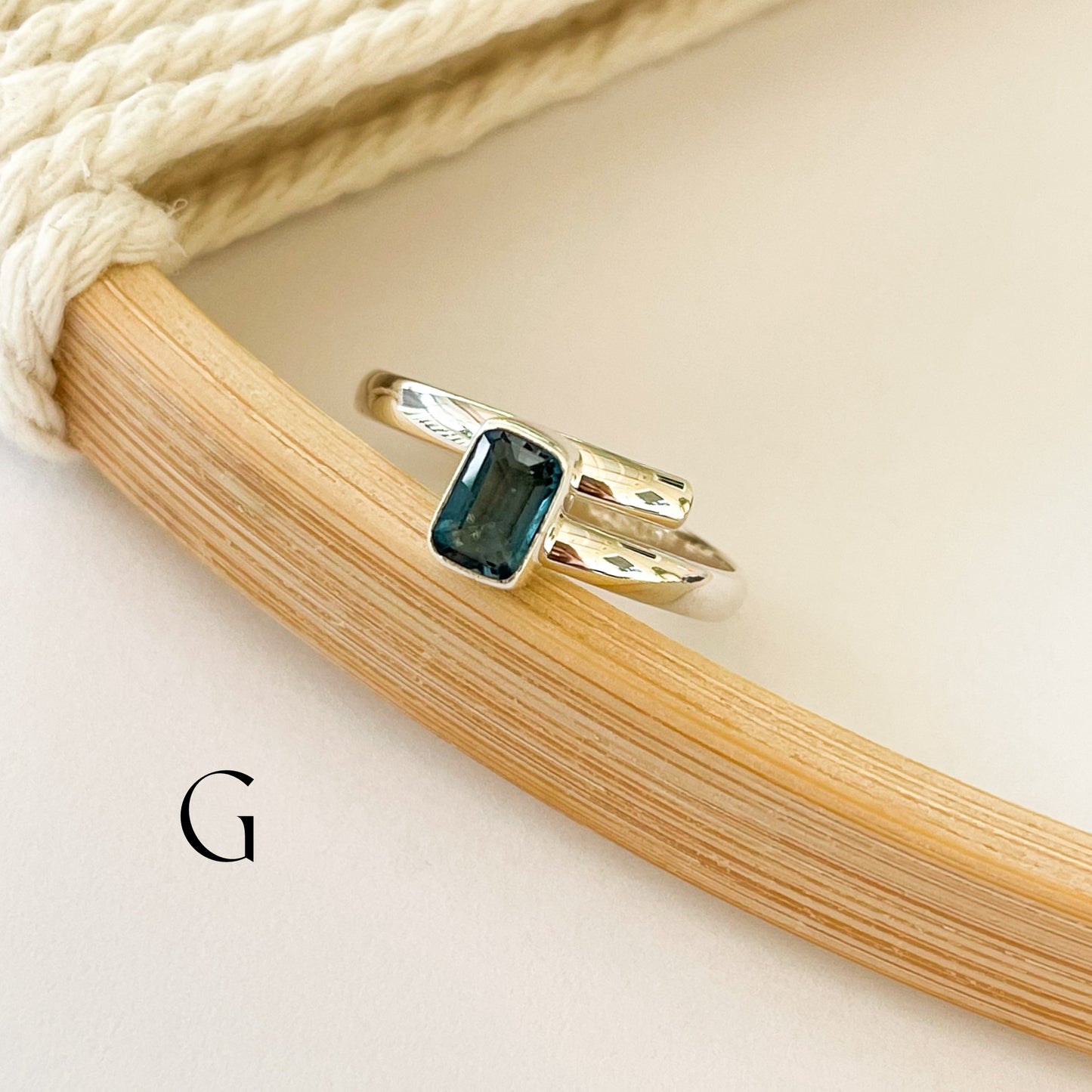 Gemstone Variety of Dainty Rings - Solid Sterling Silver
