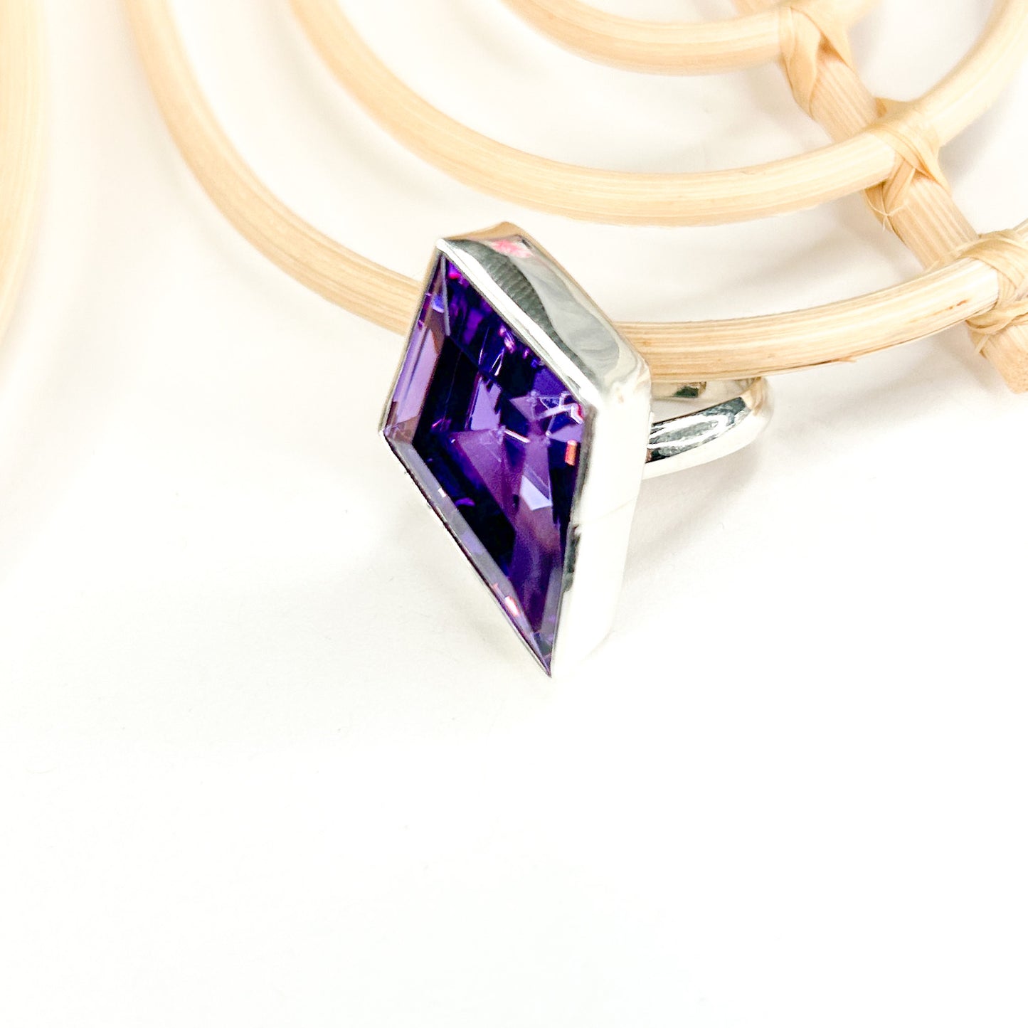 Colorful CZ Kite Bezel Collection