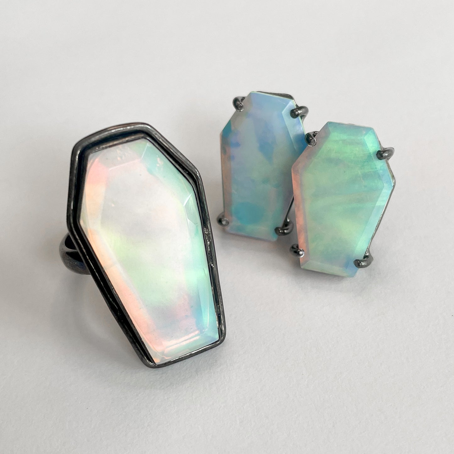 White Galaxy Coffin Collection