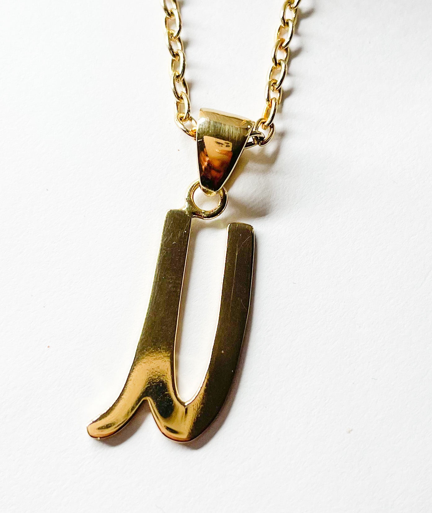 Initial "U" Pendant - Alchemia
