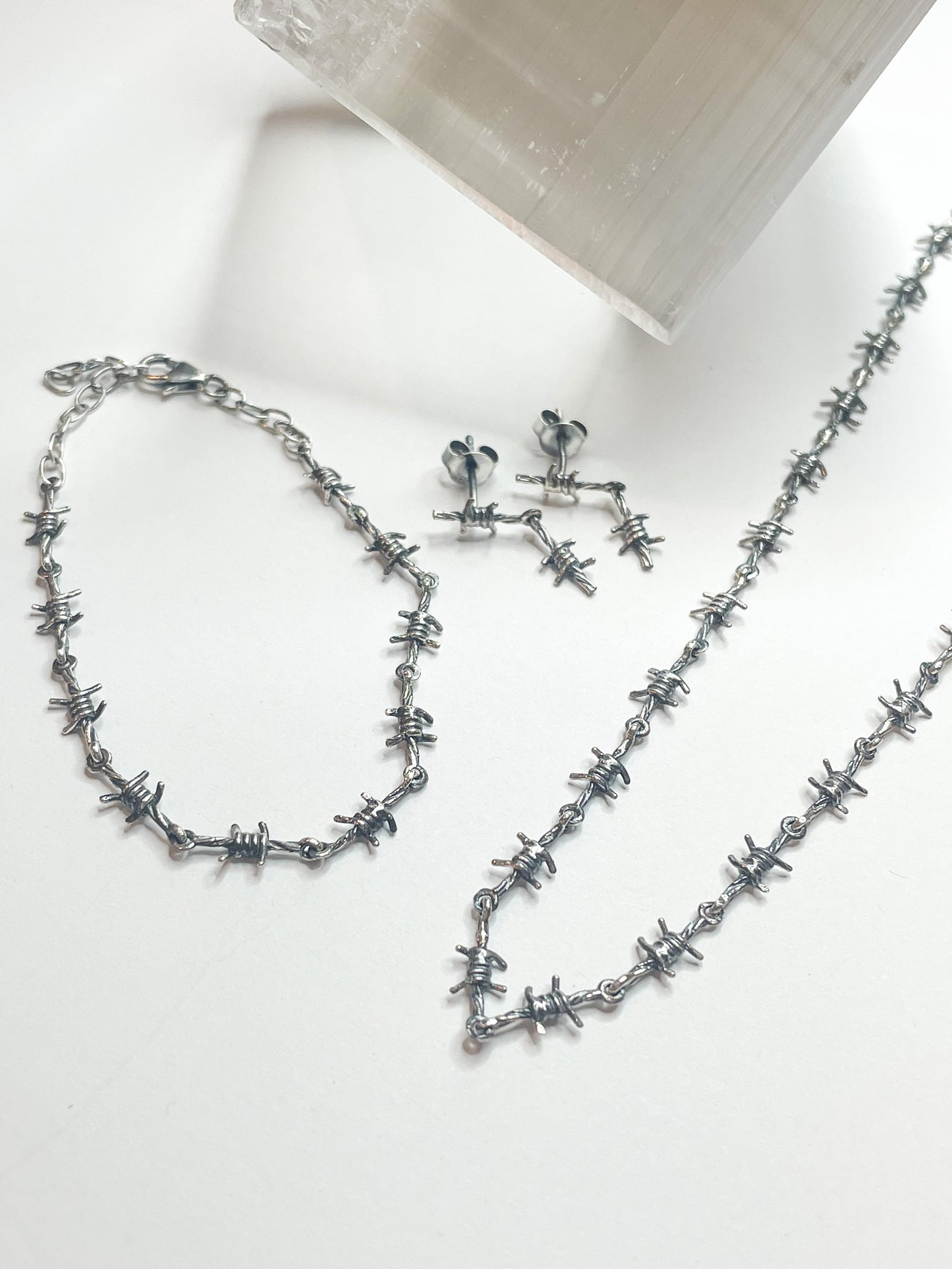 Barbwire Collection in Solid Sterling Silver