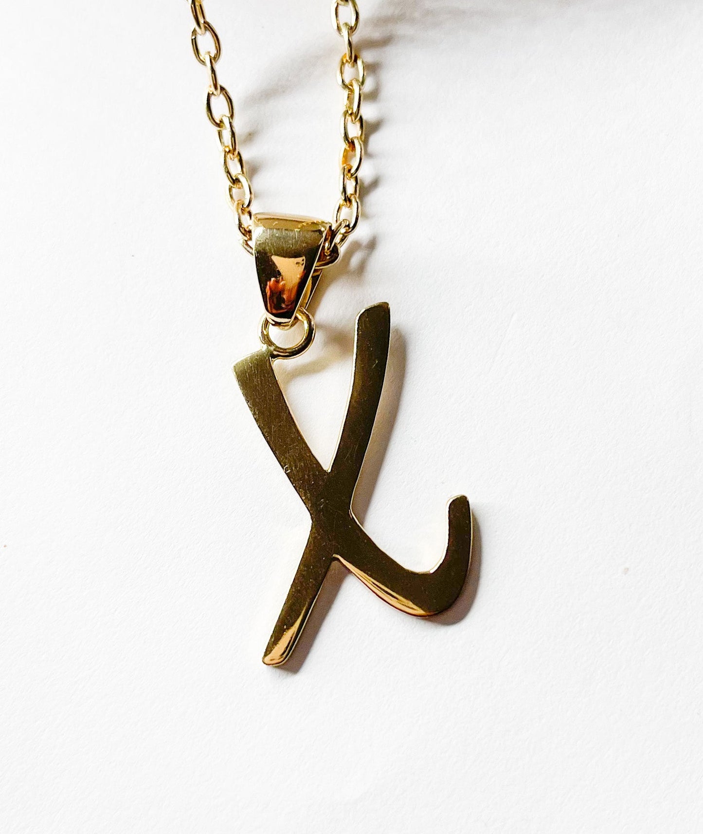 Initial "X" Pendant - Alchemia